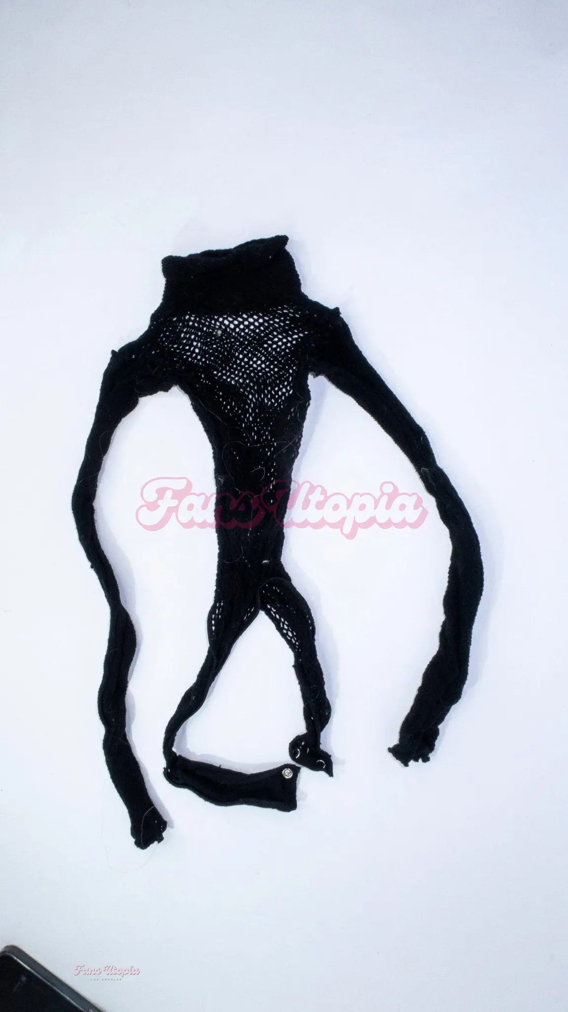 Aiden Ashley Black Fishnet Bodysuit OUTLET