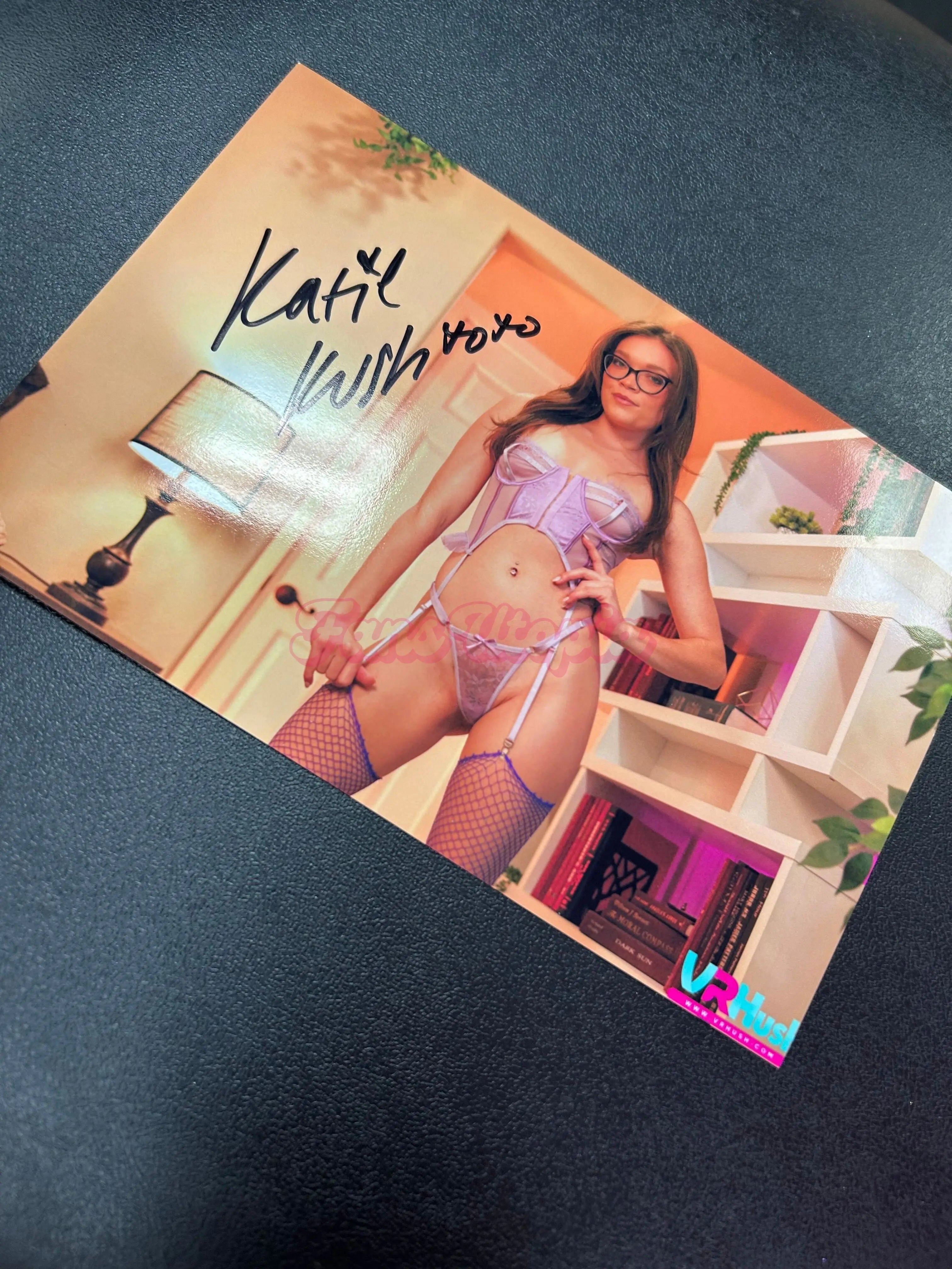 Katie Kush Purple Corset Set with Fishnets Product vendor