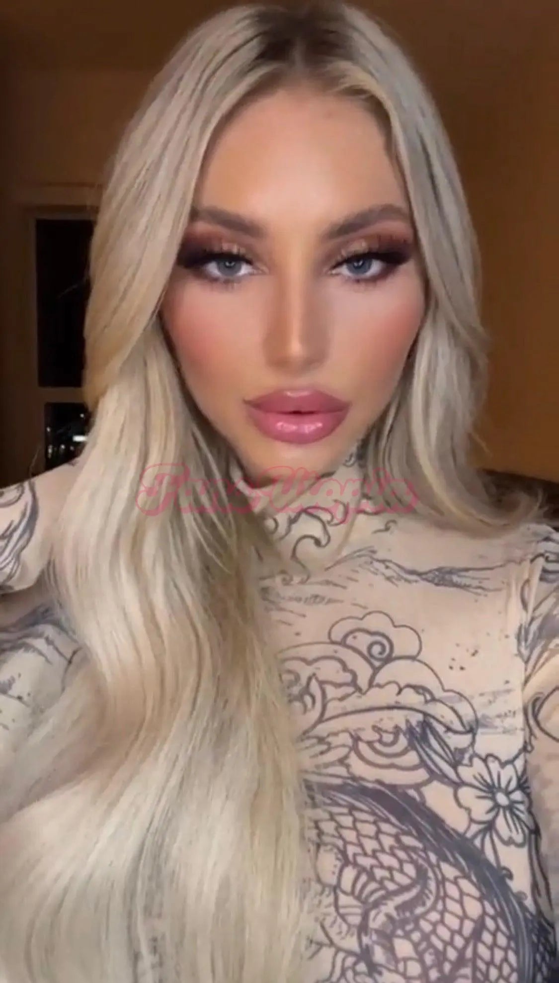 Kayley Gunner Sheer Nude Bodysuit Kayley Gunner