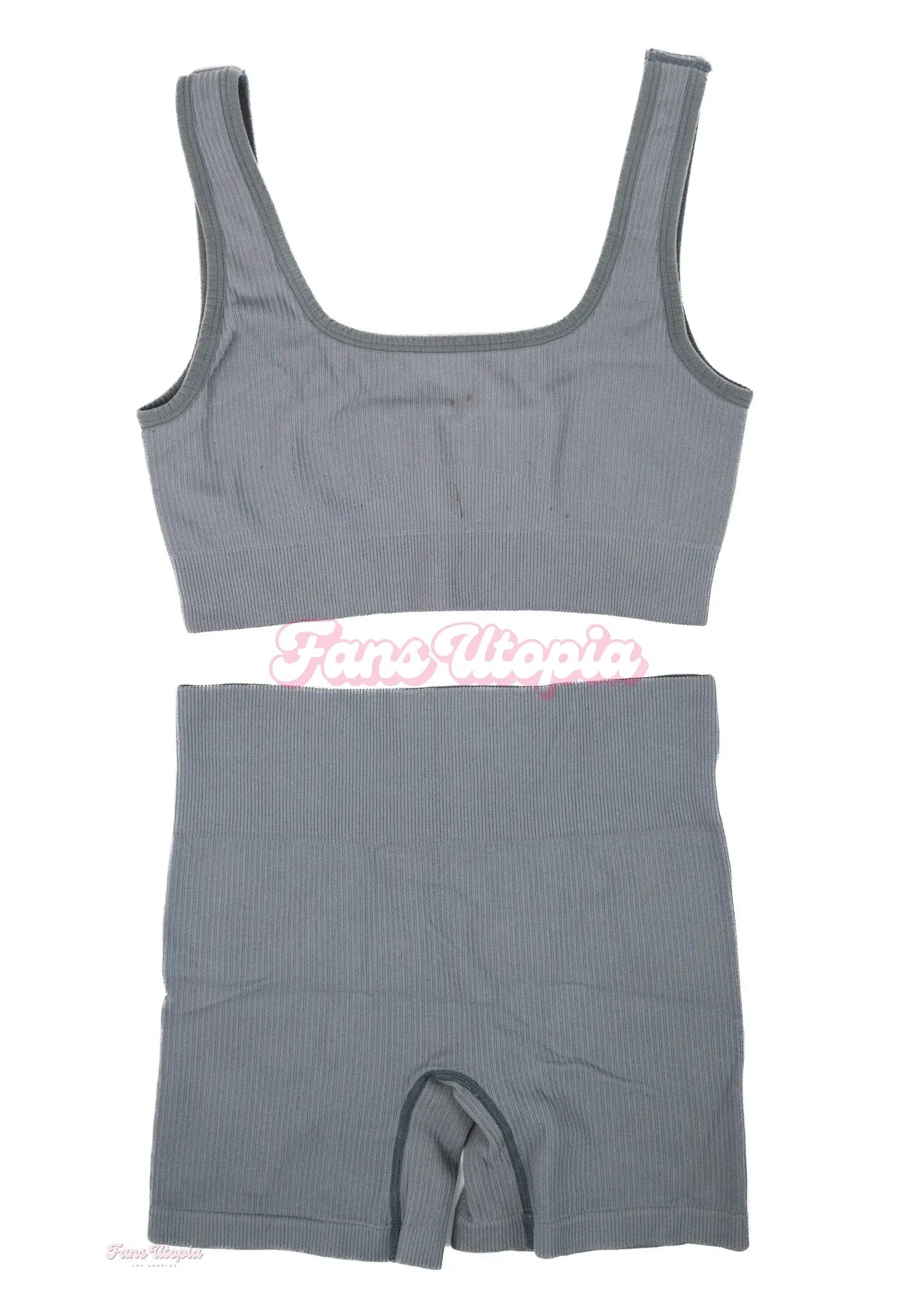 Kendra Spade Grey Workout Set Kendra Spade