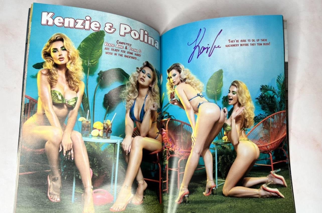 Kenzie Anne Autographed Magazine 2 Kenzie Anne