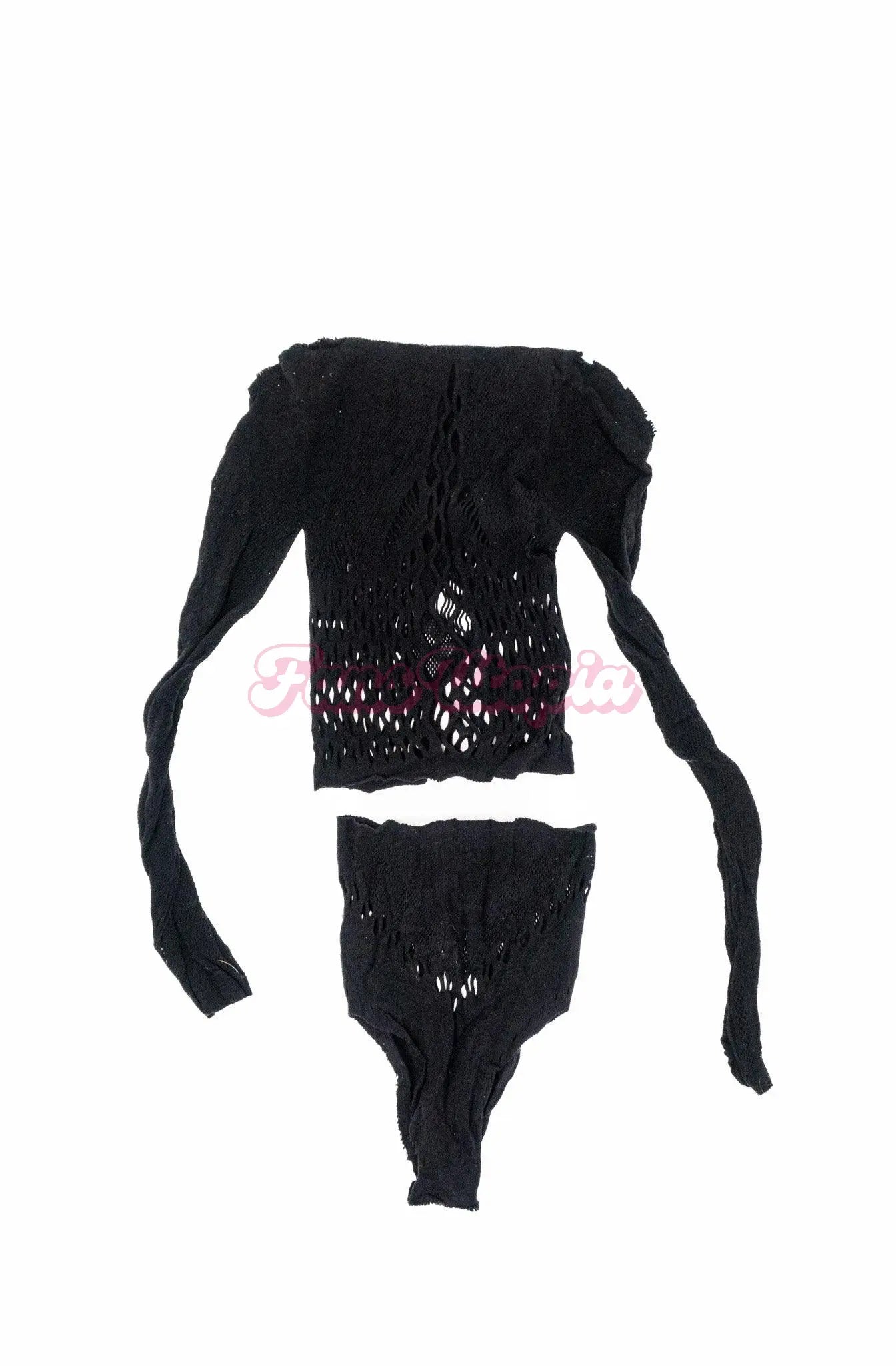Alexa Payne Black Mesh Top + Bottom OUTLET