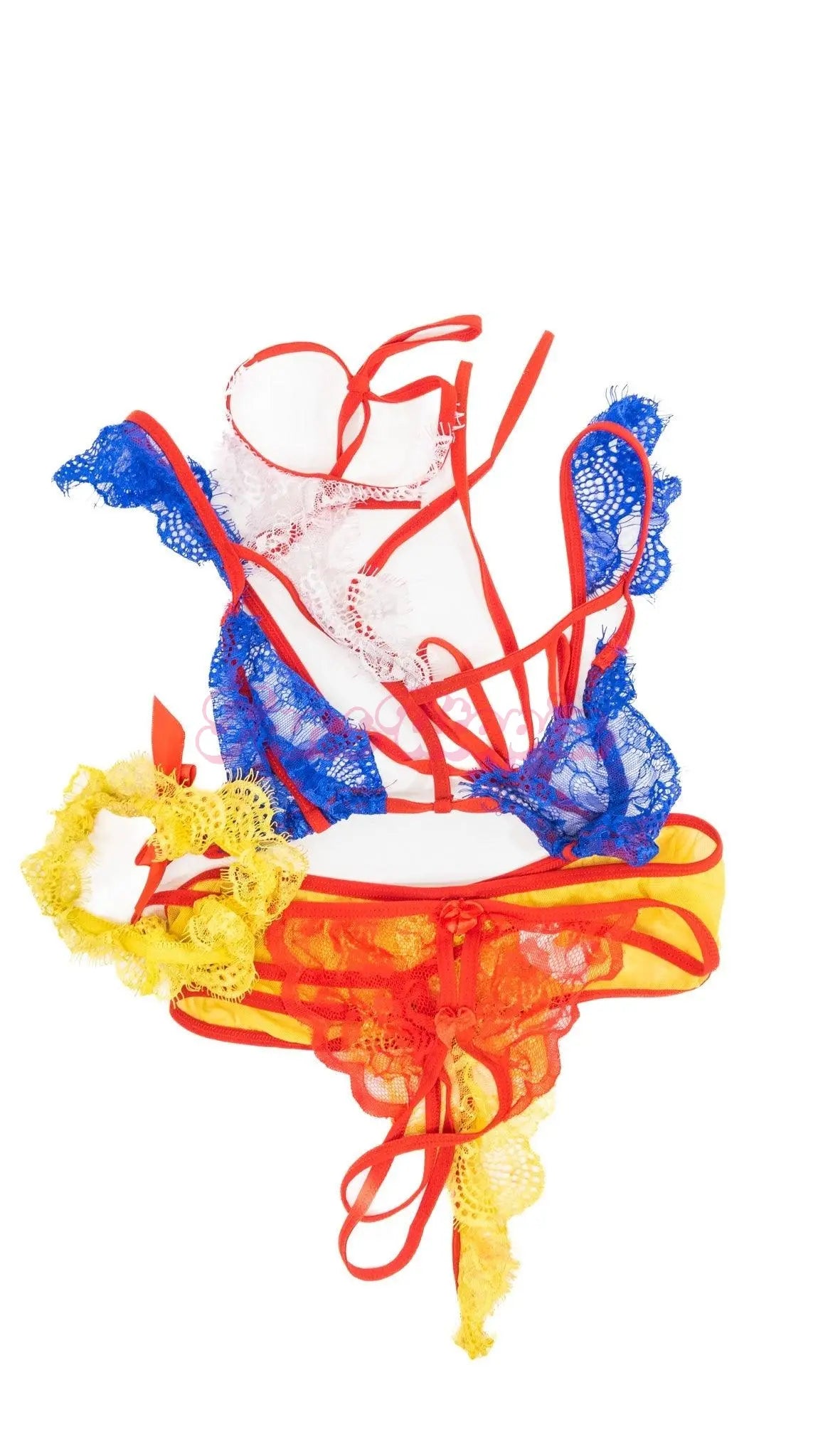 Alexa Payne Colorful Lacey Set Alexa Payne