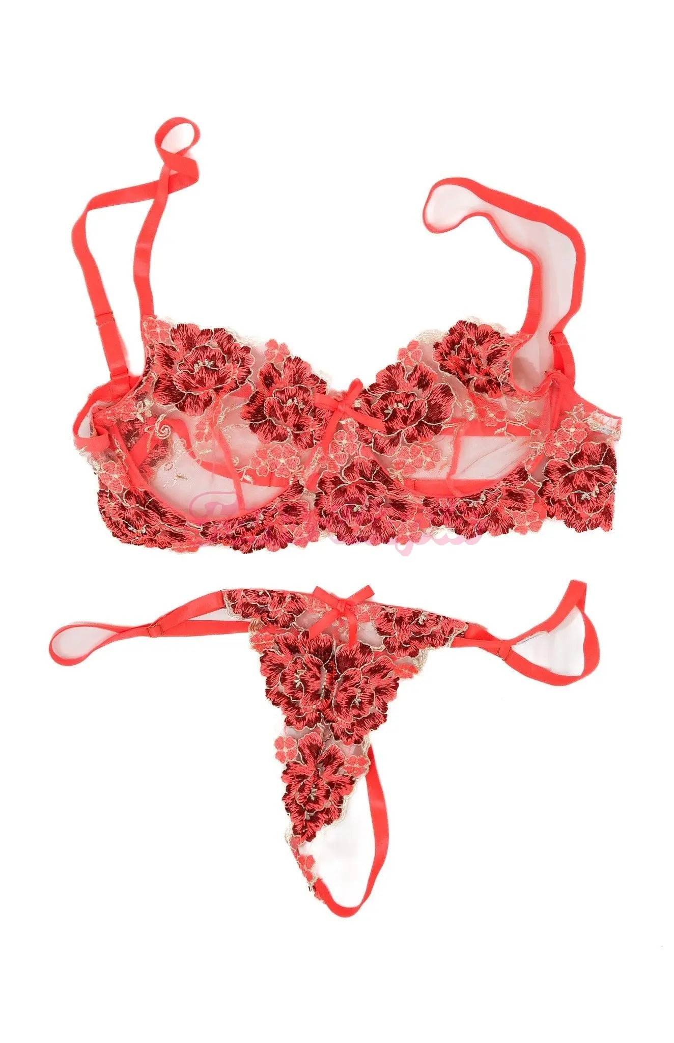 Alexa Payne Orange Bra & Panty Set Alexa Payne