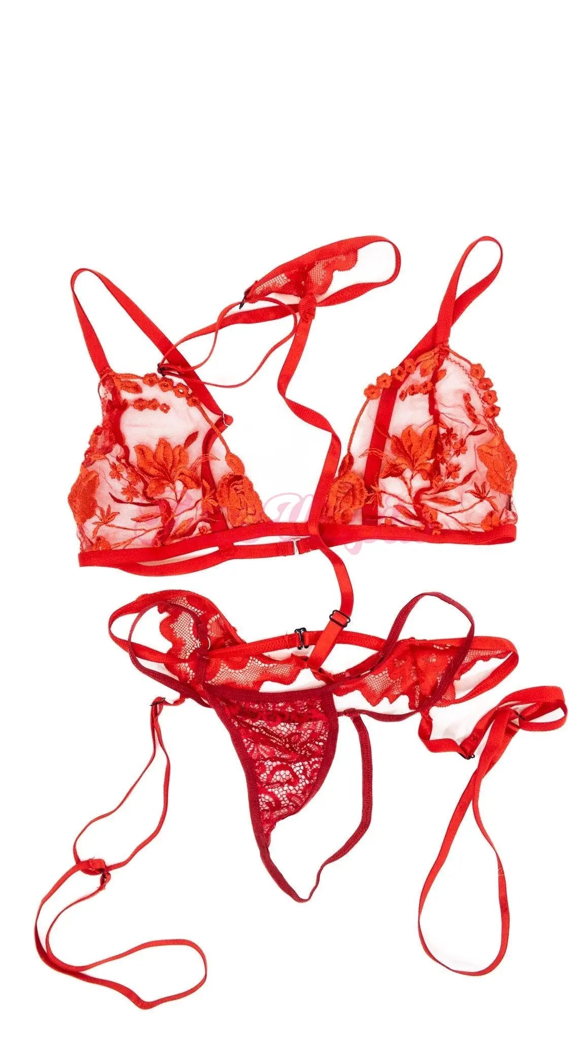 Alexa Payne Red Lace Set Alexa Payne