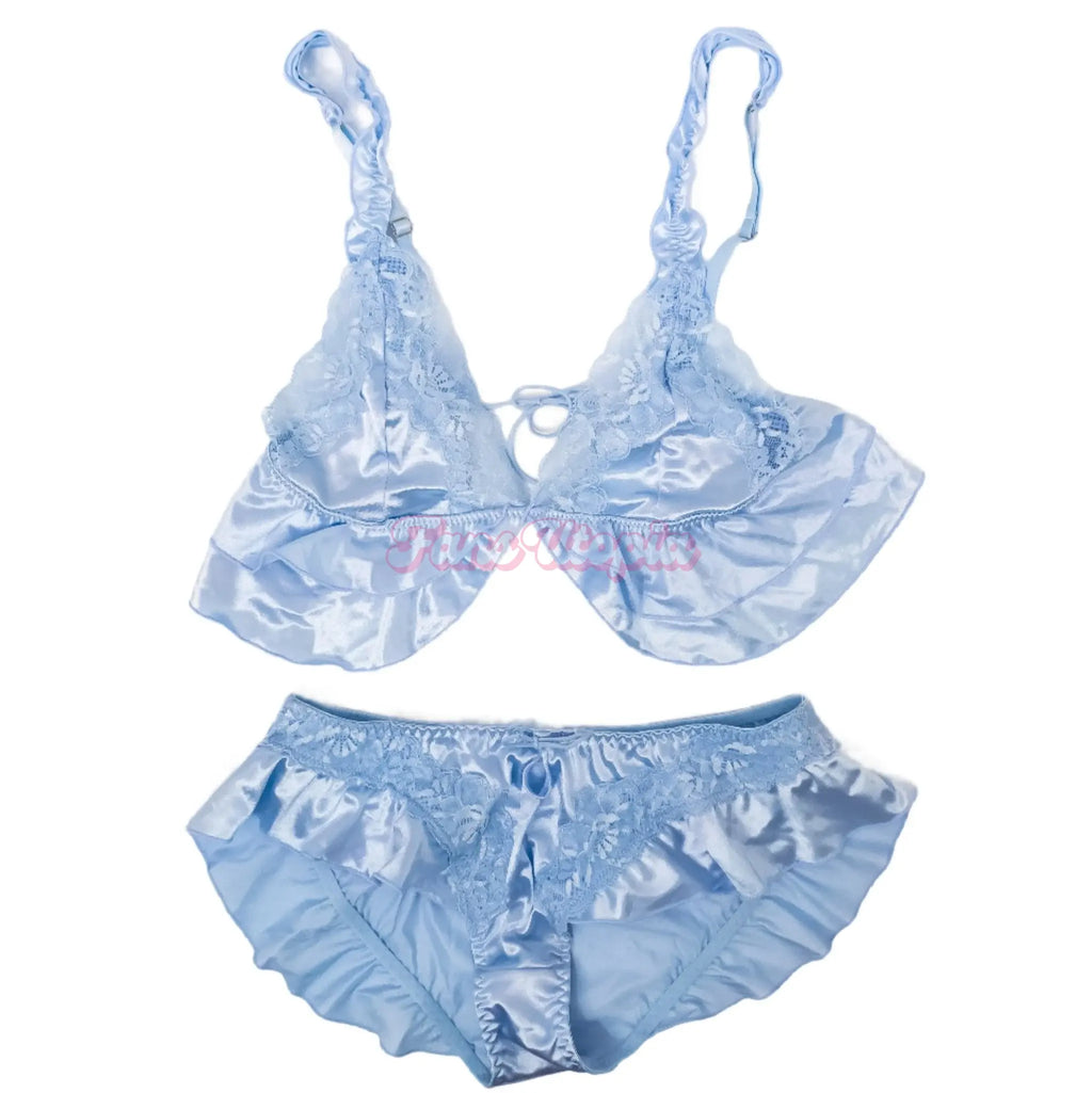 Alix Lynx Blue Lace Frilly Set Alix Lynx