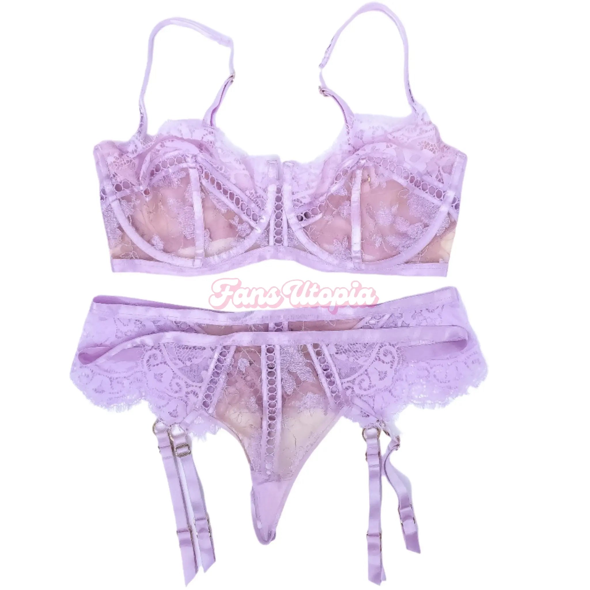 Angie Faith Lilac HB Lingerie Set Angie Faith
