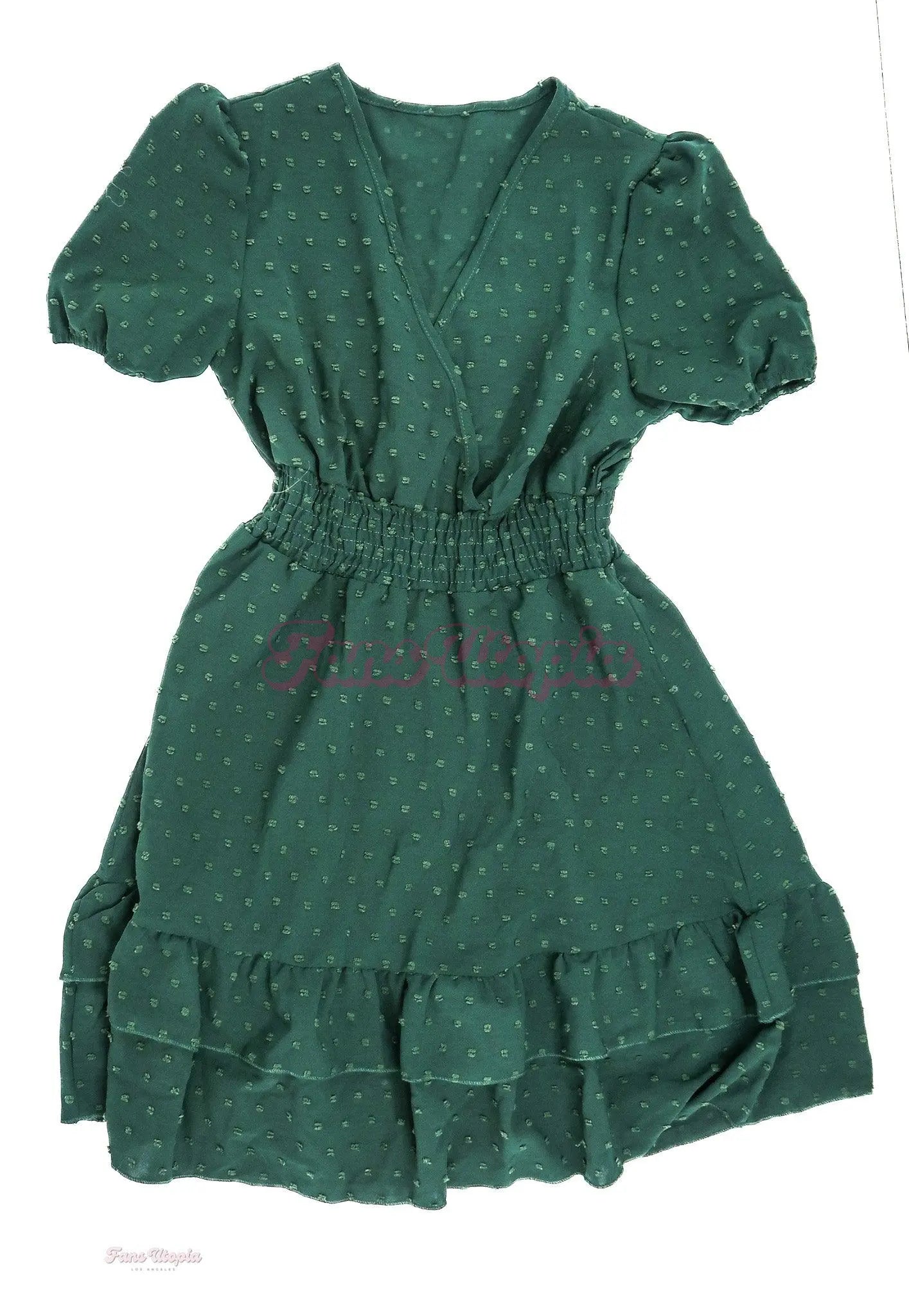 Anna Claire Clouds Green Dress OUTLET