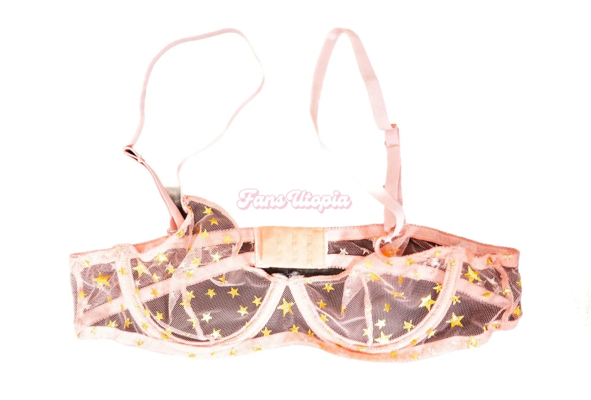 Anna Claire Clouds Pink Mesh Bra OUTLET