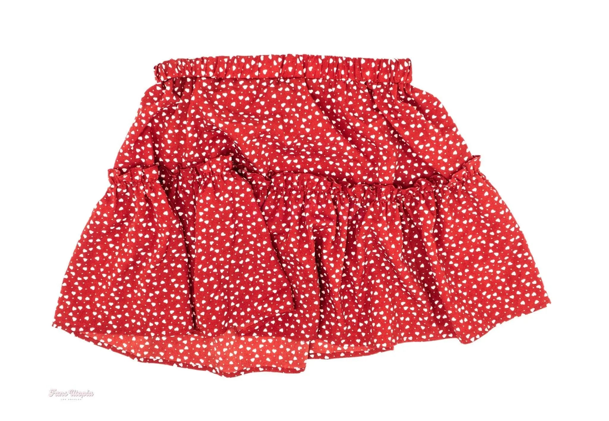 Anna Claire Clouds Red Skirt OUTLET