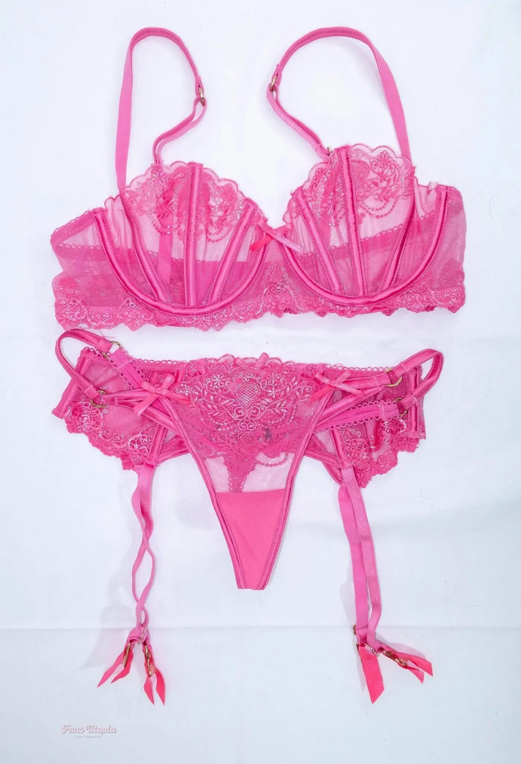 Ashley Lane HB Pink Lingerie Set +  Photo Ashley Lane