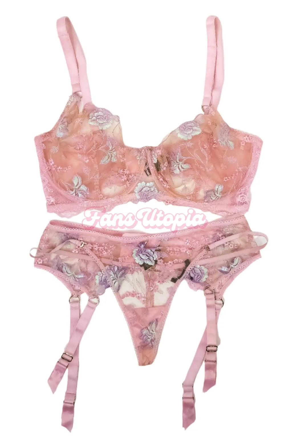 Ashlyn Peaks Pink HB Lingerie Set Ashlyn Peaks