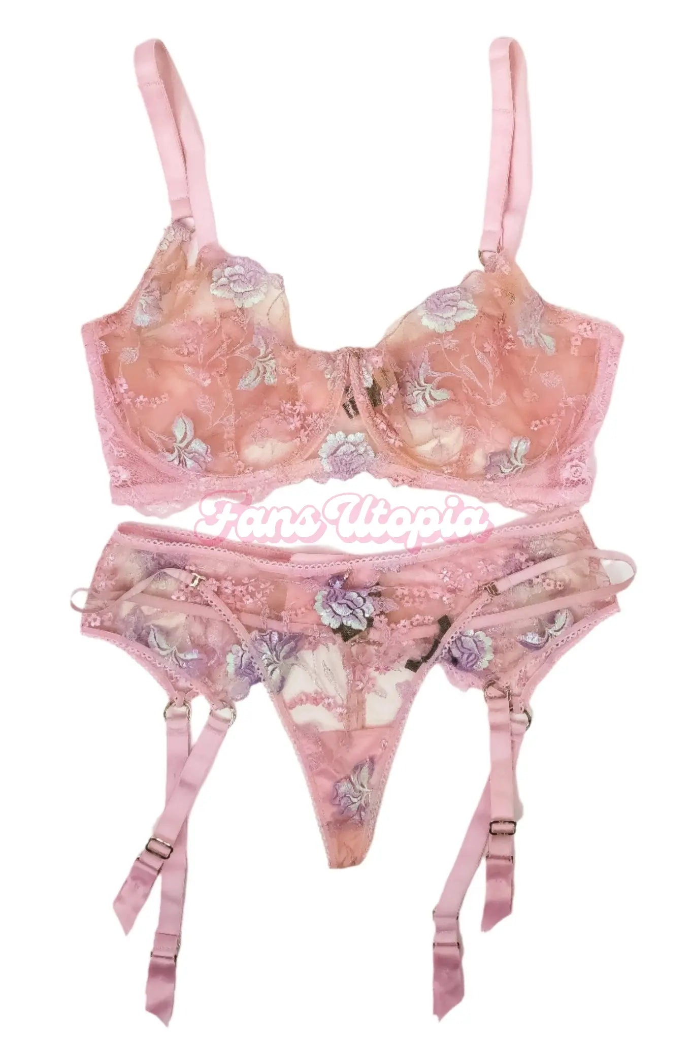 Ashlyn Peaks Pink HB Lingerie Set Ashlyn Peaks