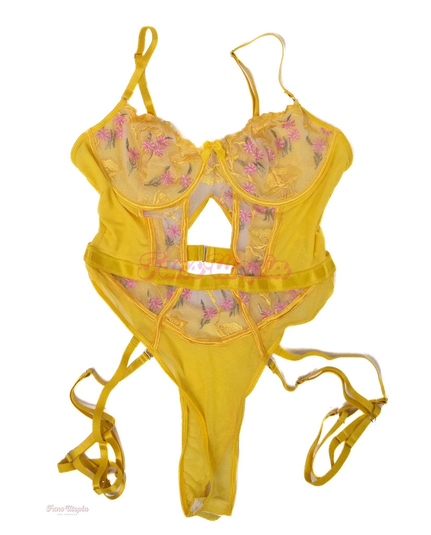 Athena Anderson Yellow Bodysuit Athena Anderson