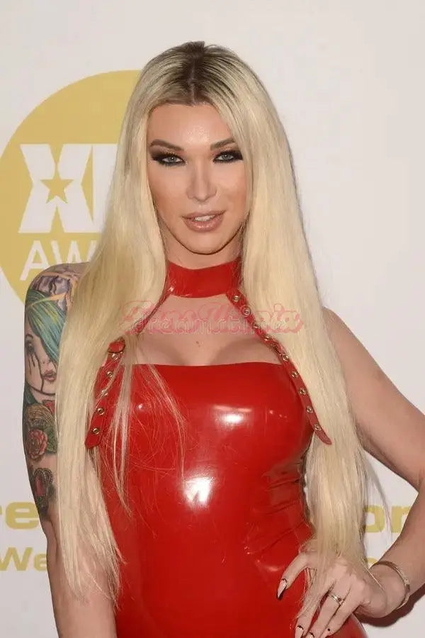 Aubrey Kate 2024 XBIZ Red Carpet Outfit & Badge + Autographed Photo Aubrey Kate