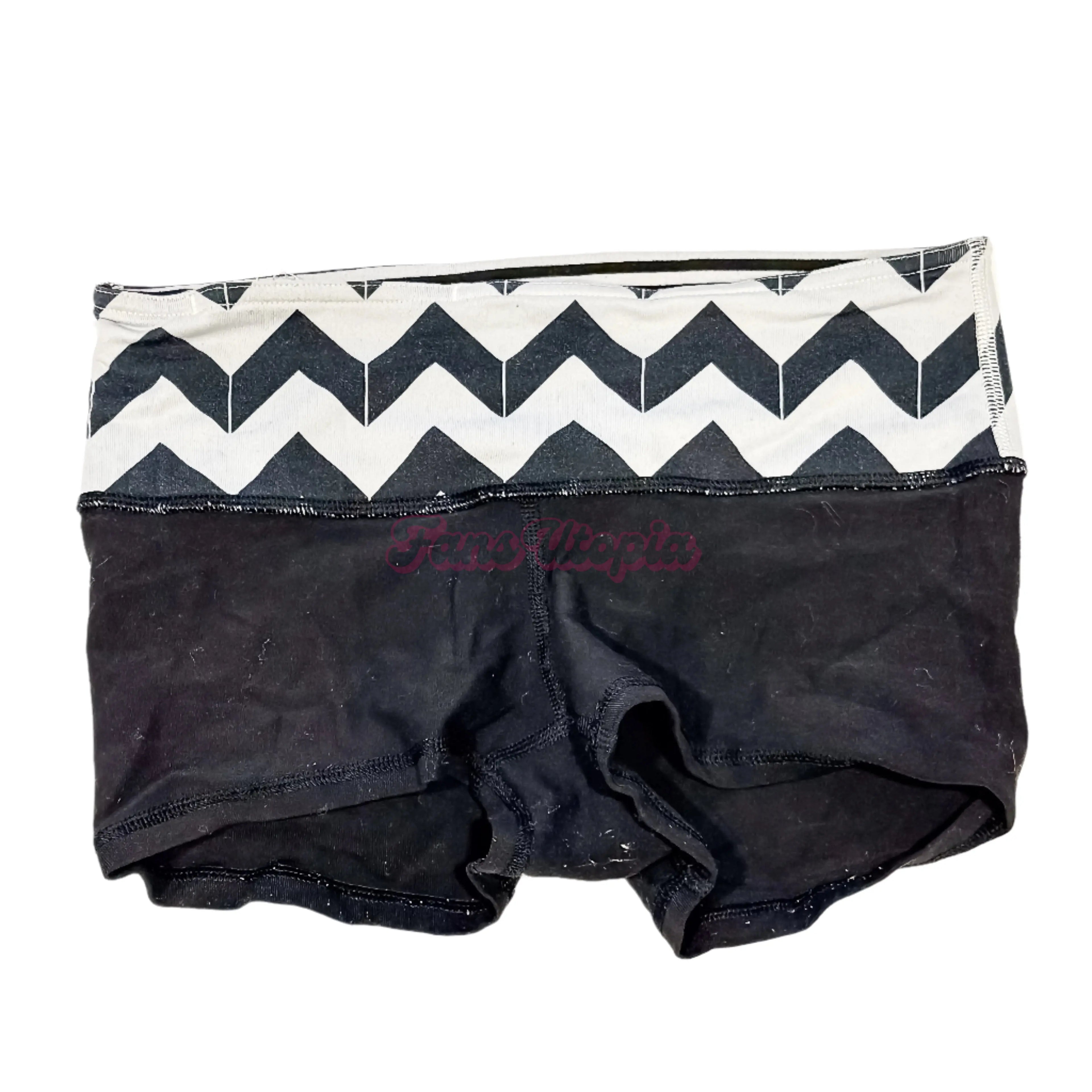 Aubrey Kate Black and White Lulu Shorts Aubrey Kate