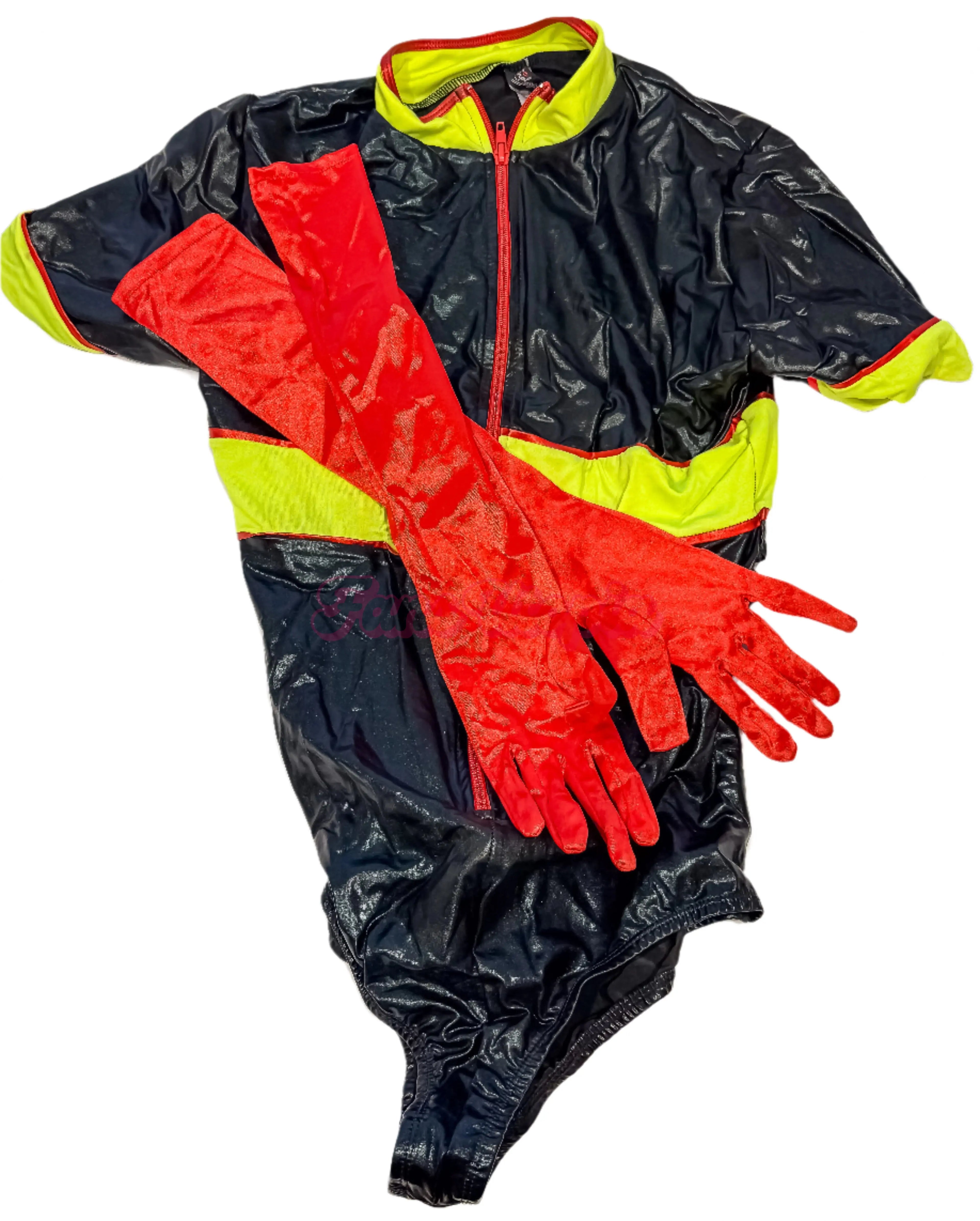 Aubrey Kate Firefighter Costume + Gloves Aubrey Kate