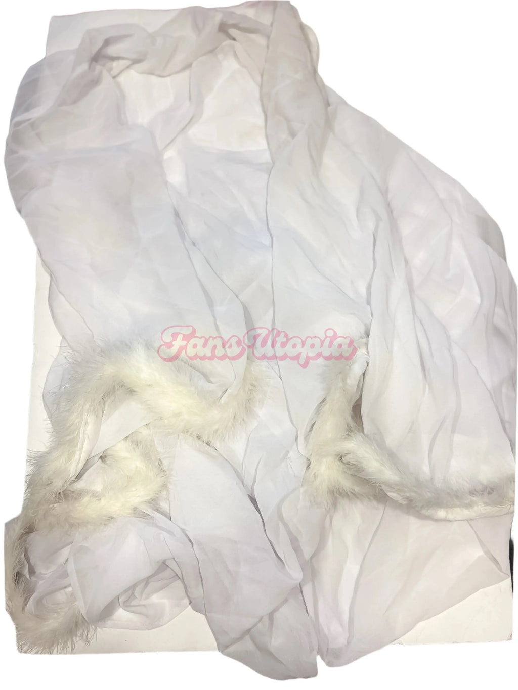 Aubrey Kate White Furlined Robe Aubrey Kate