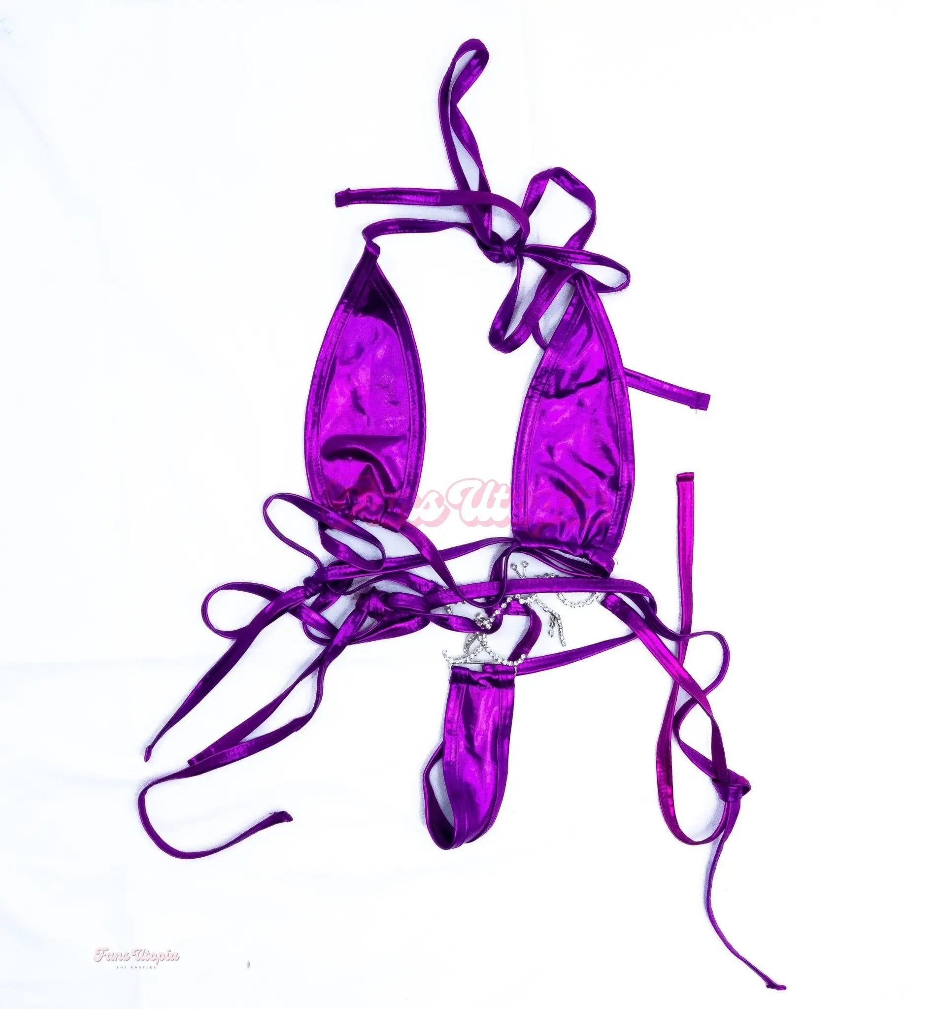Bella Blu Broken Magenta String Bikini Bella Blu