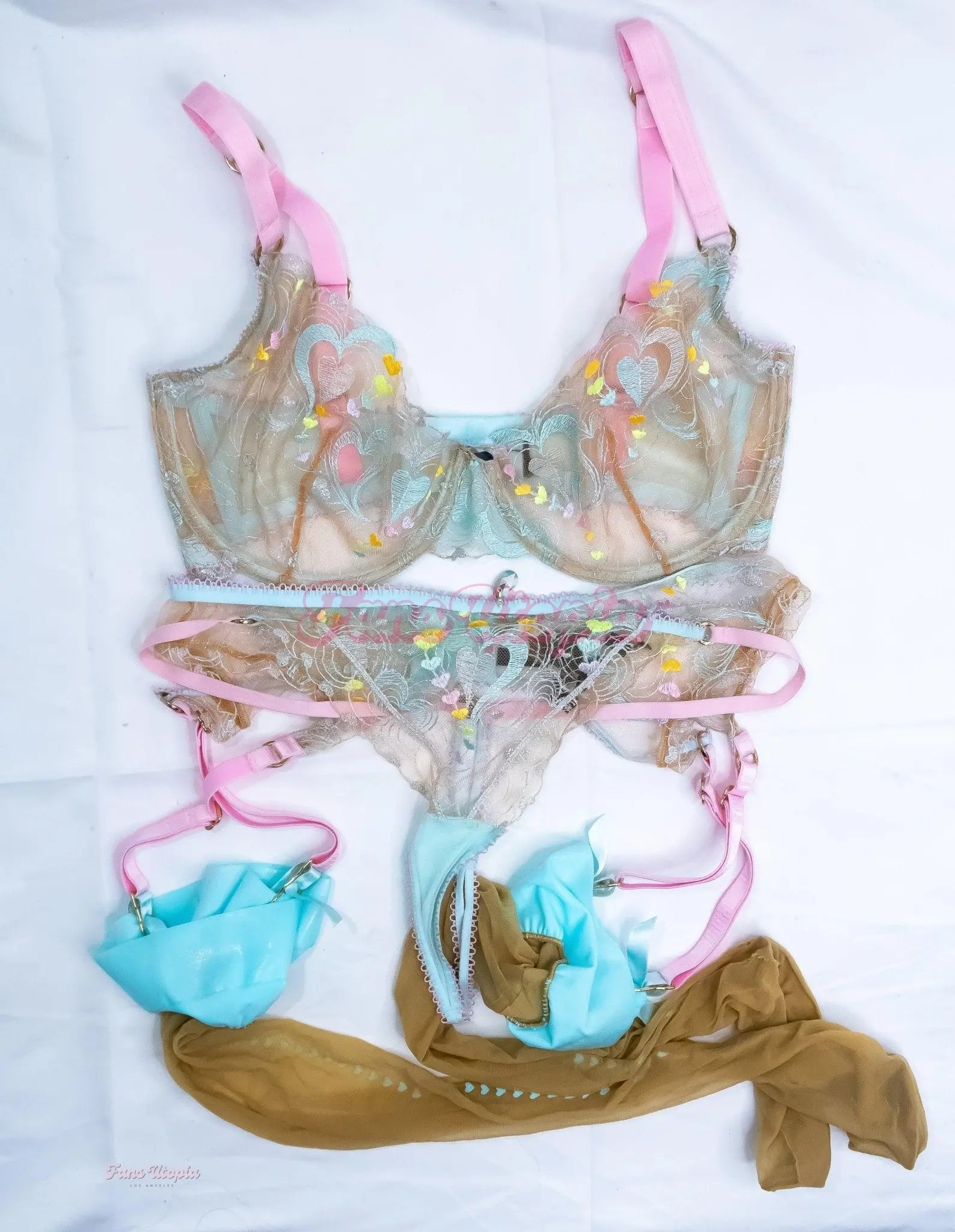 Bella Blu HB Pastel Complete Lingerie Set Bella Blu
