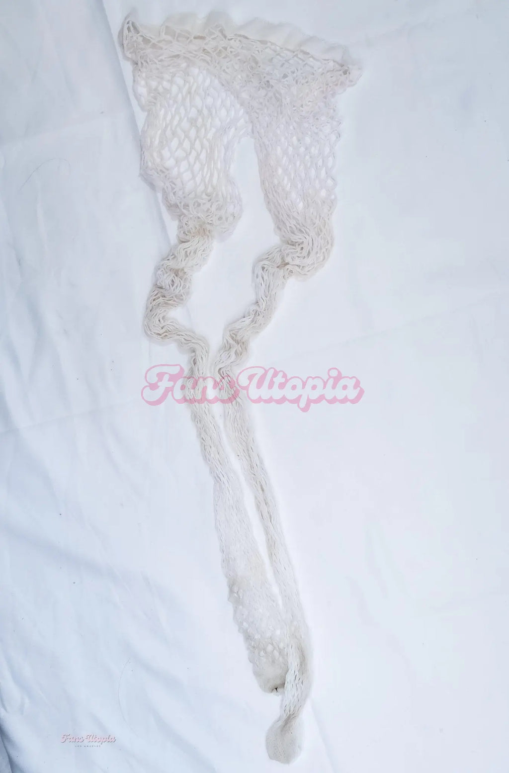 Bella Blu White Fishnet Stockings Bella Blu