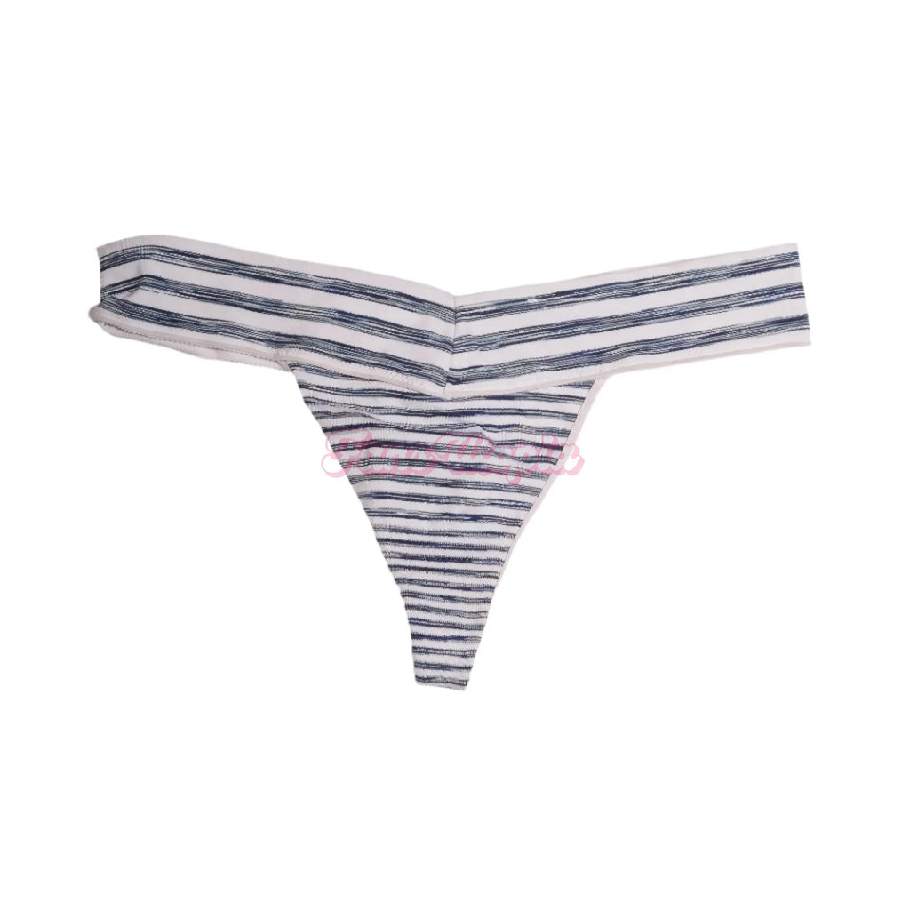 Brenna McKenna Grey Stripped Panties Brenna McKenna