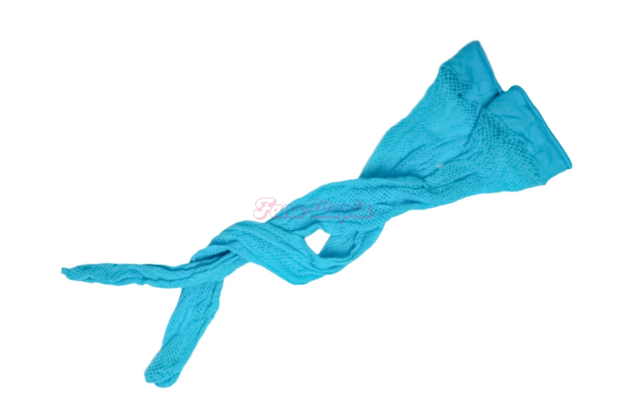 Brenna McKenna Teal Fishnet Thigh High Brenna McKenna