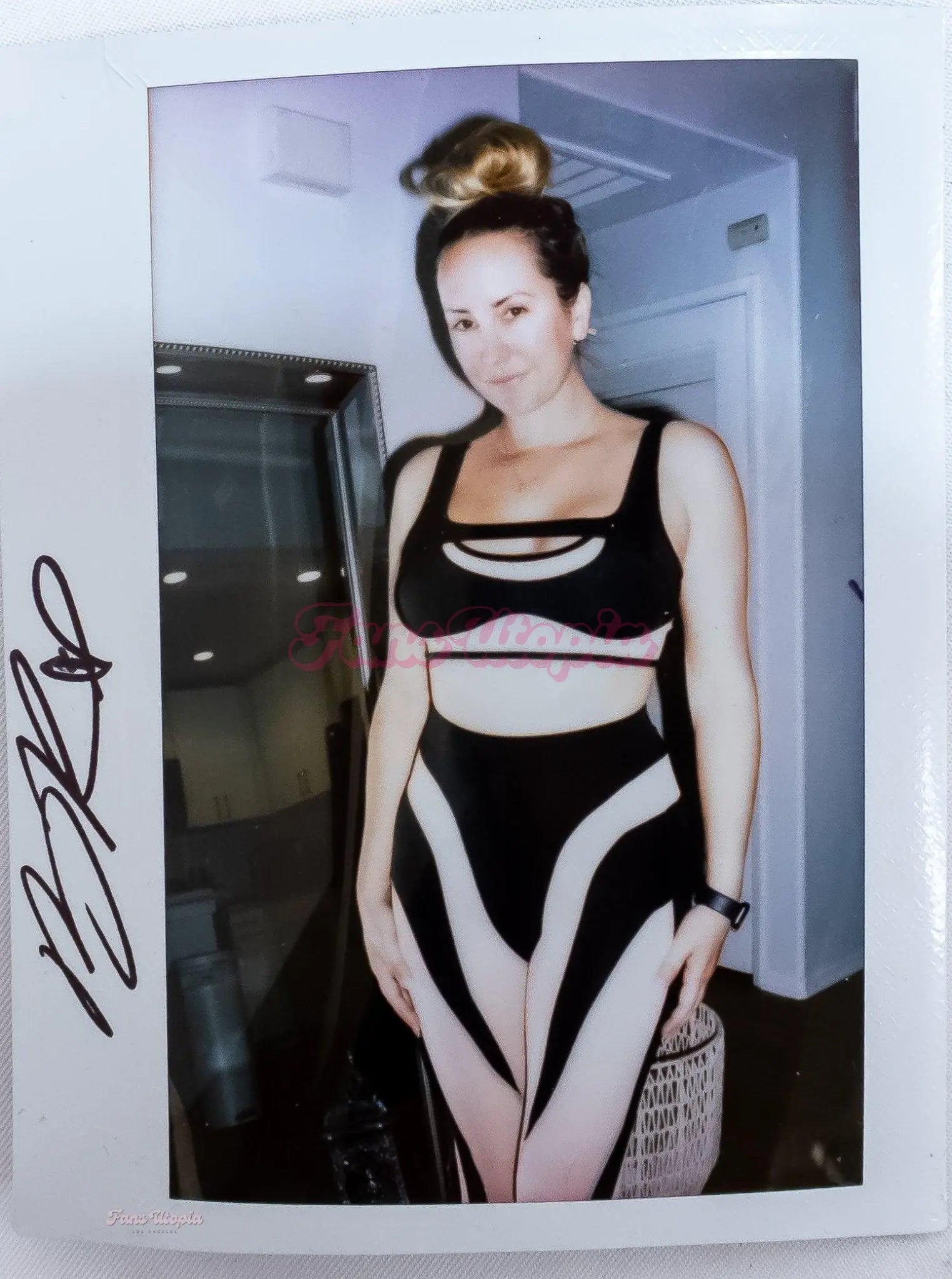 Brett Rossi Black & Nude Outfit + Signed Polaroid Brett Rossi