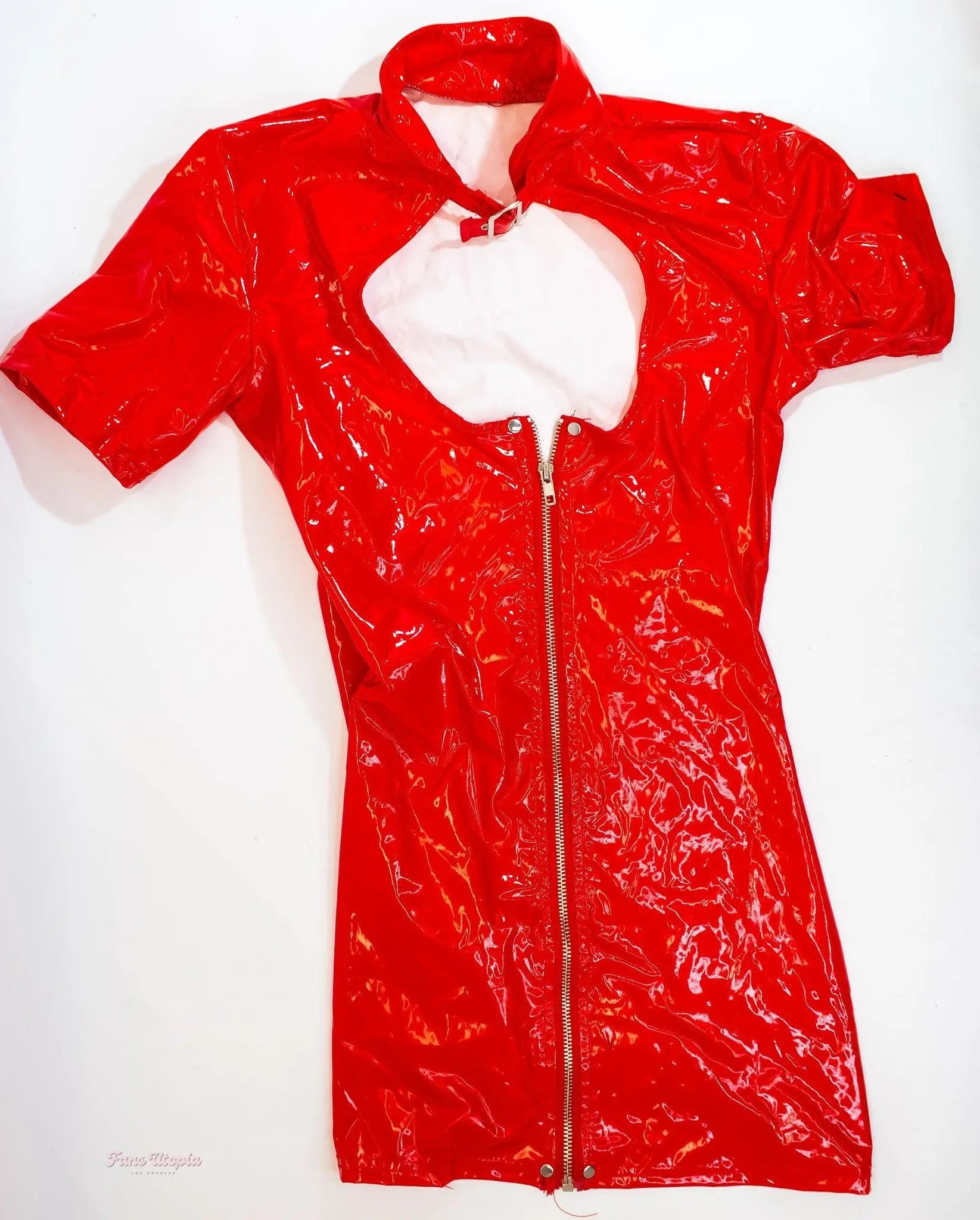Brittney Kade Red Latex Outfit Brittney Kade