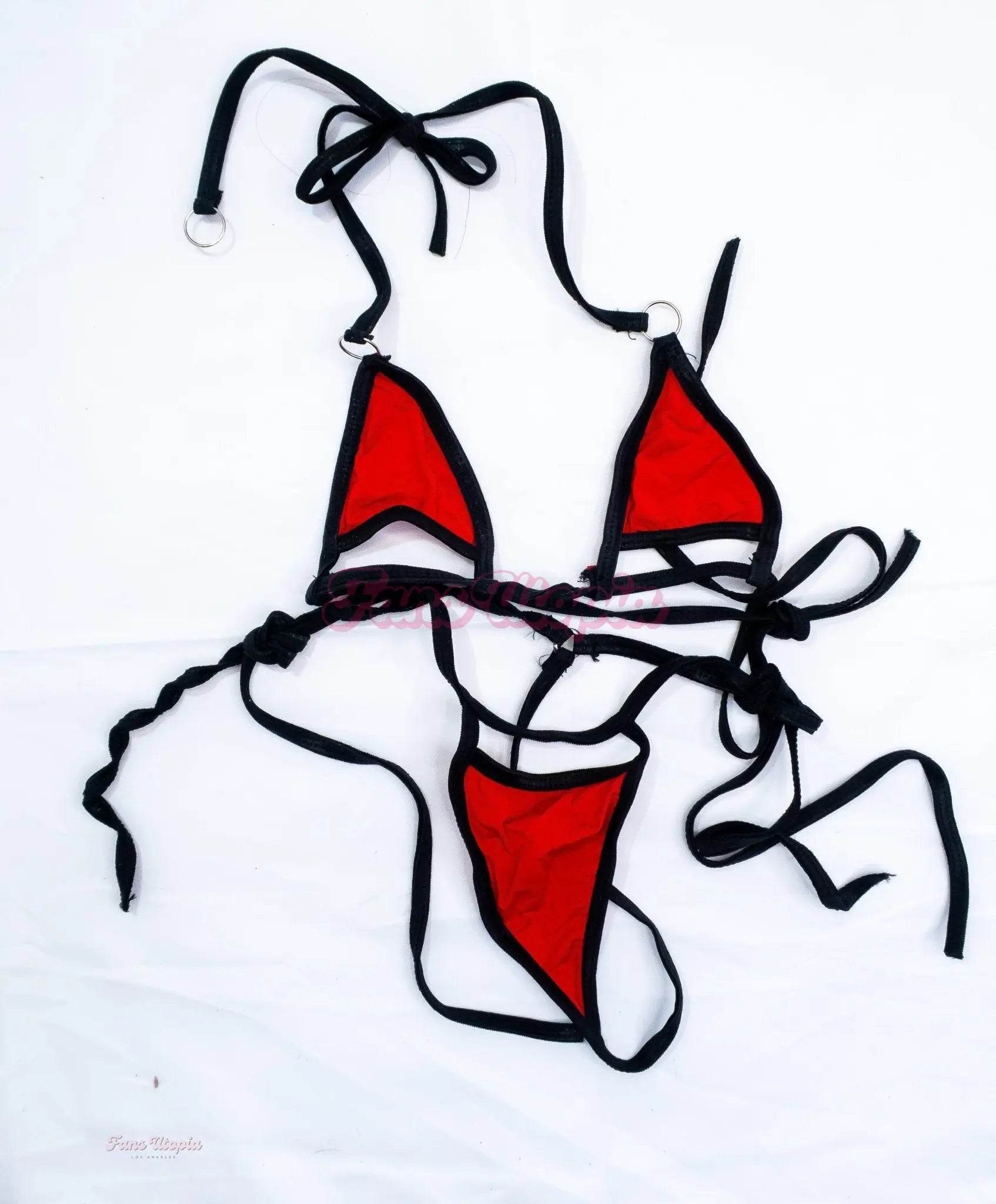 Brooklyn Gray Red Black Bikini Brooklyn Gray