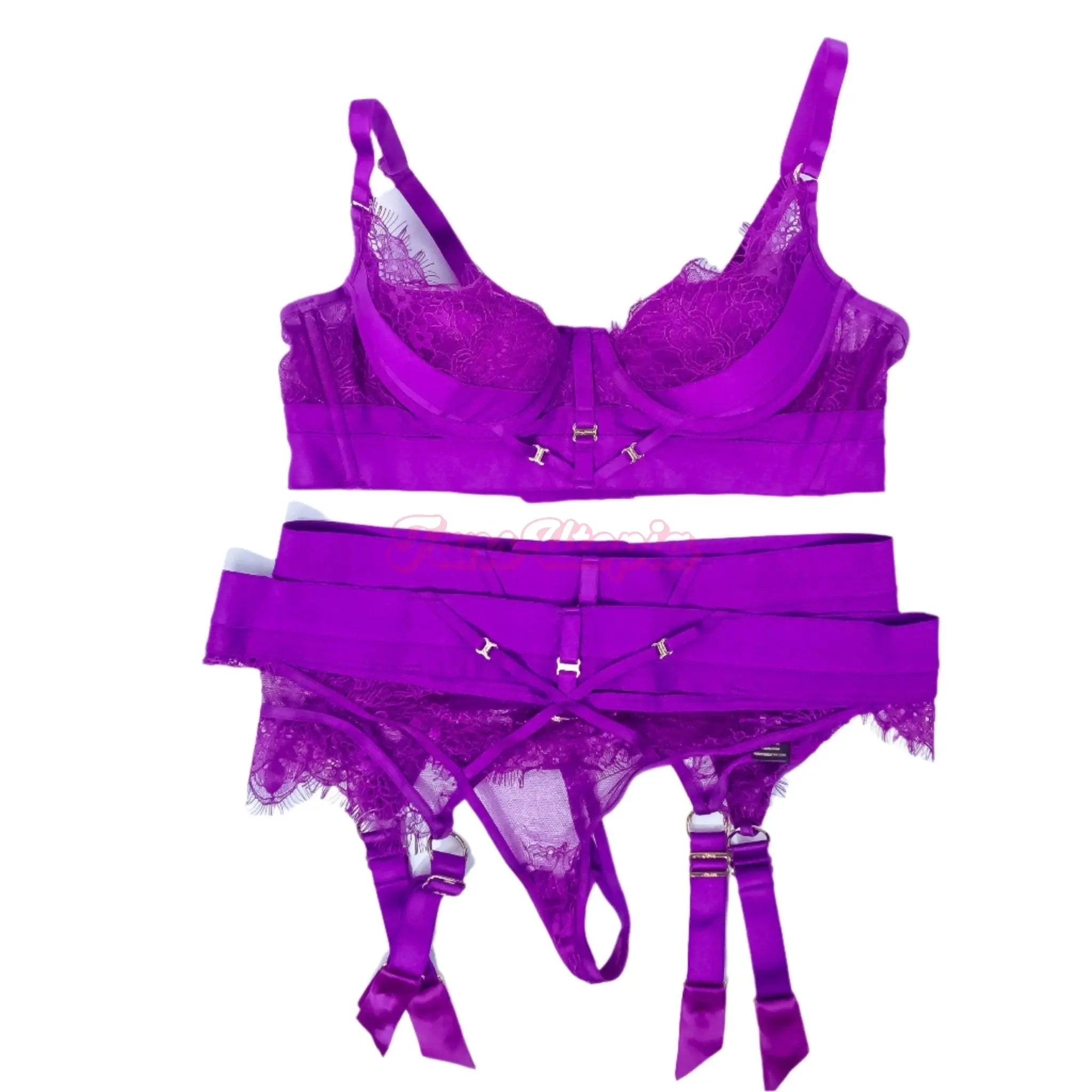 Carmen Valentina Purple HB Lingerie Set Carmen Valentina