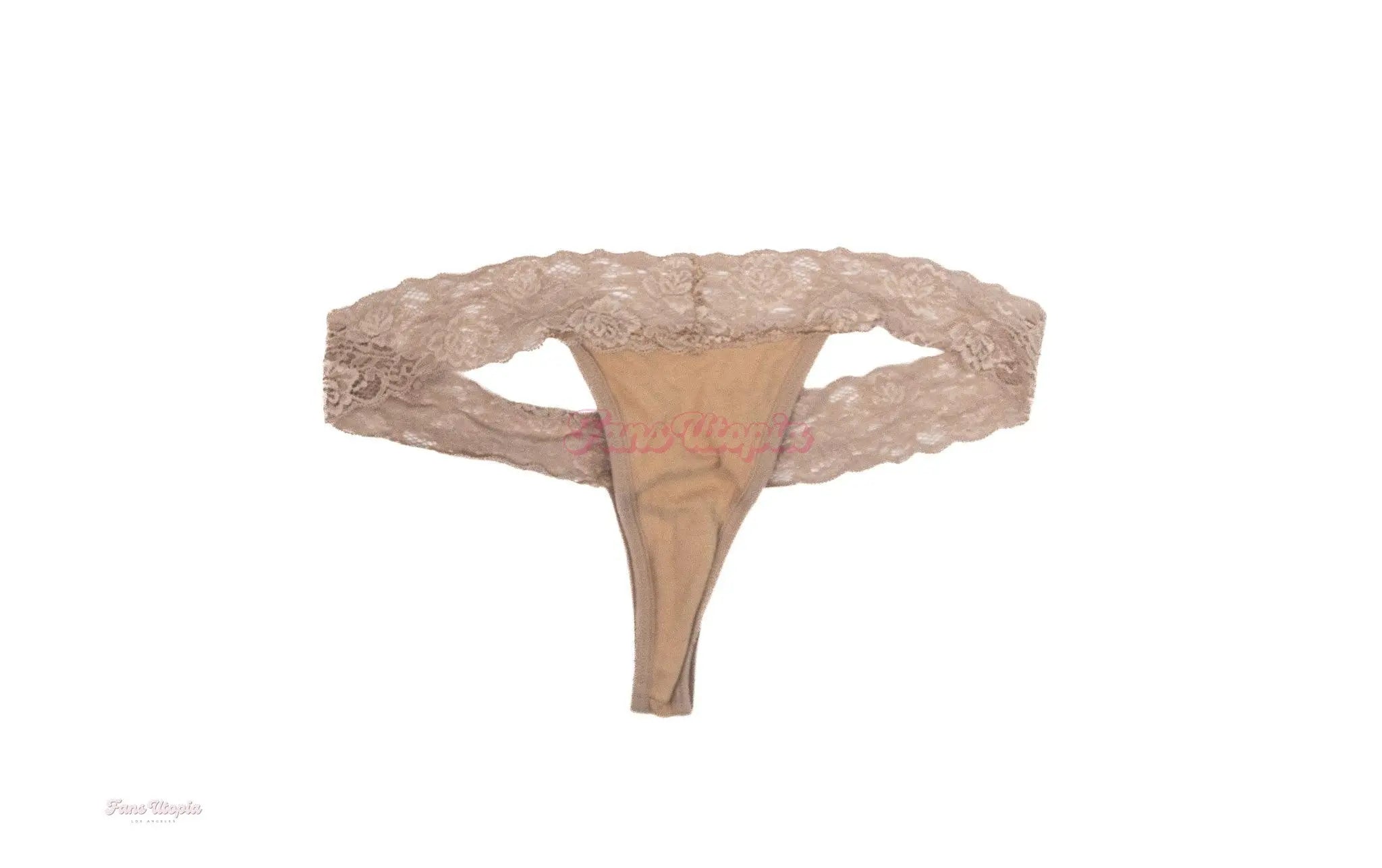 Celestina Blooms Extra Juicy Nude Lace Thong Celestina Blooms
