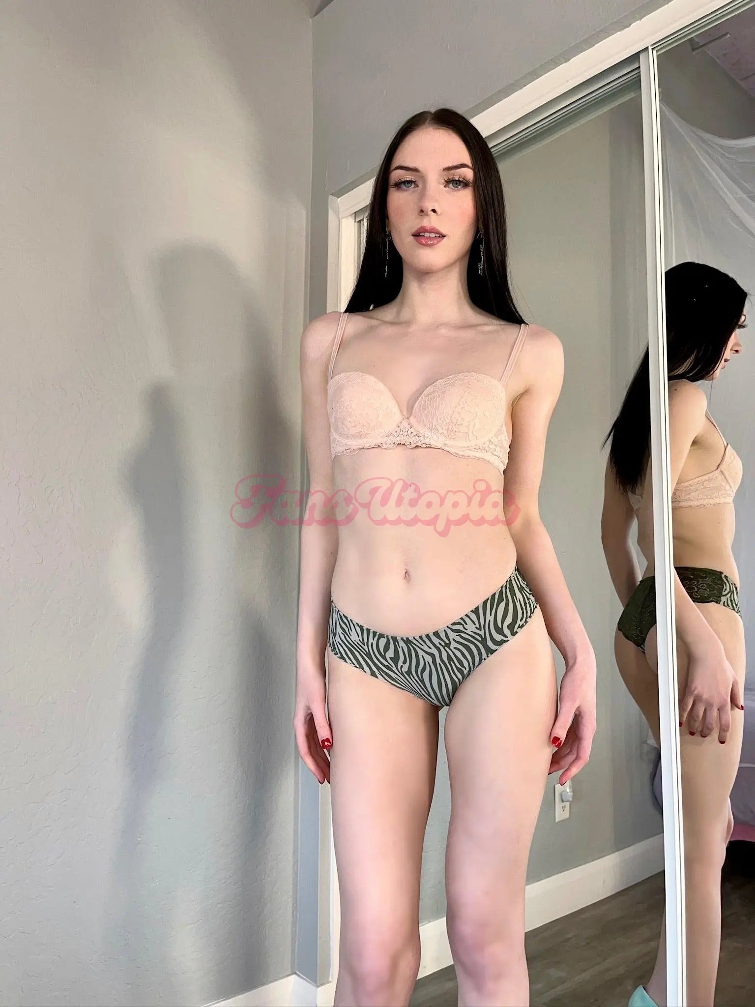 Celestina Blooms Green Zebra Panties Celestina Blooms