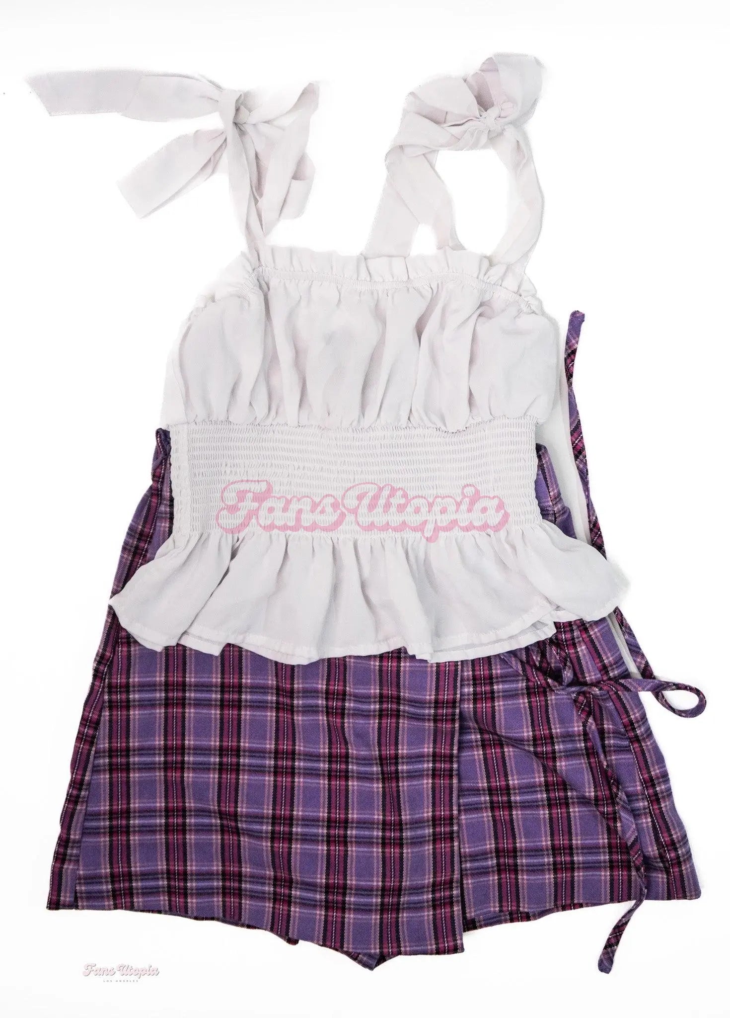 Celestina Blooms Purple Plaid Outfit Celestina Blooms