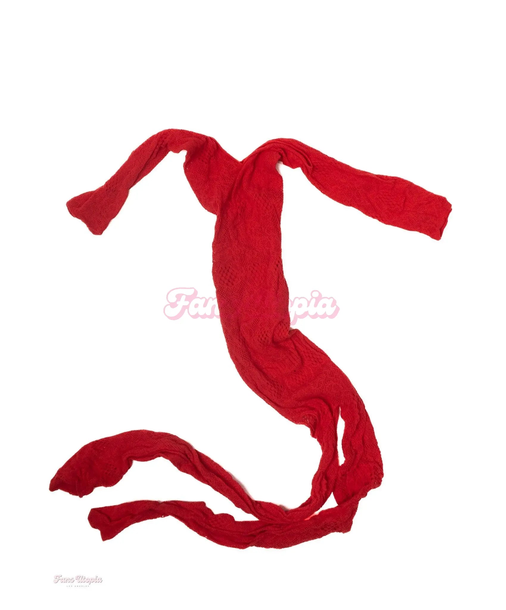 Celestina Blooms Red Mesh Bodysuit Celestina Blooms