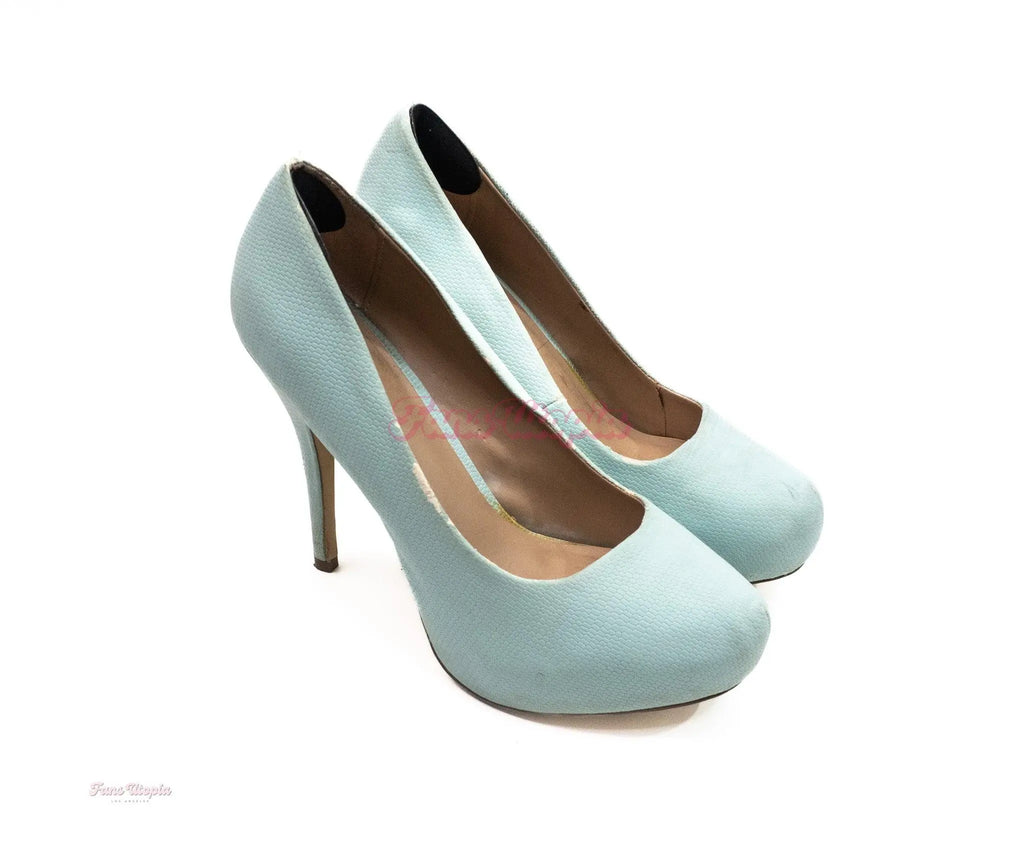 Celestina Blooms Tiffany Blue High Heels Celestina Blooms