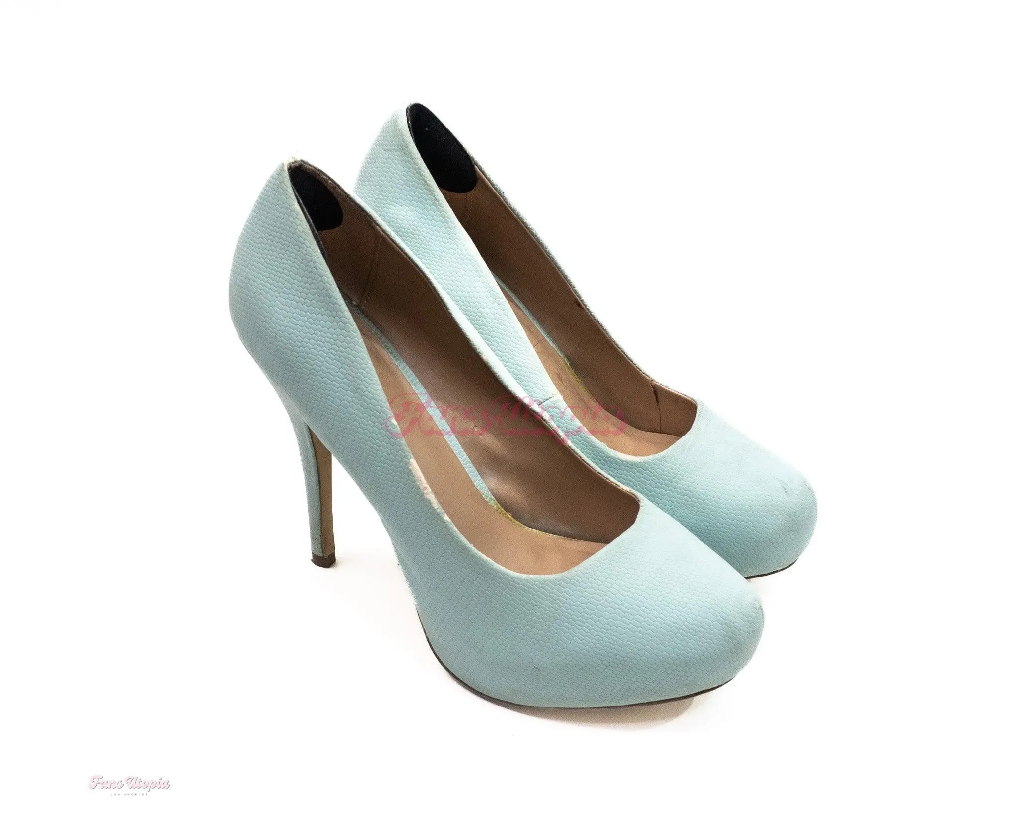 Celestina Blooms Tiffany Blue High Heels Celestina Blooms