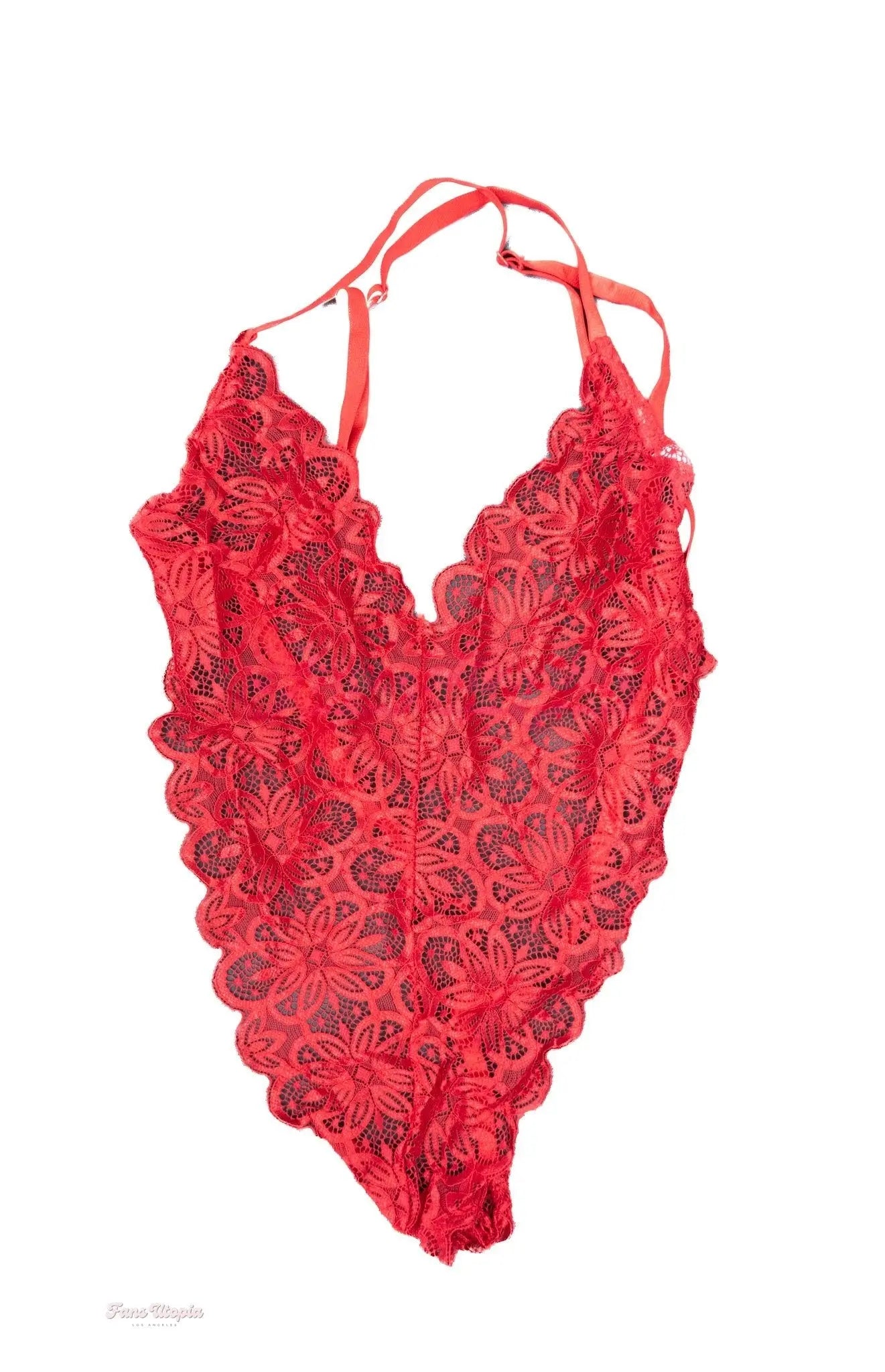 Charli Phoenix Red Lace Bodysuit OUTLET