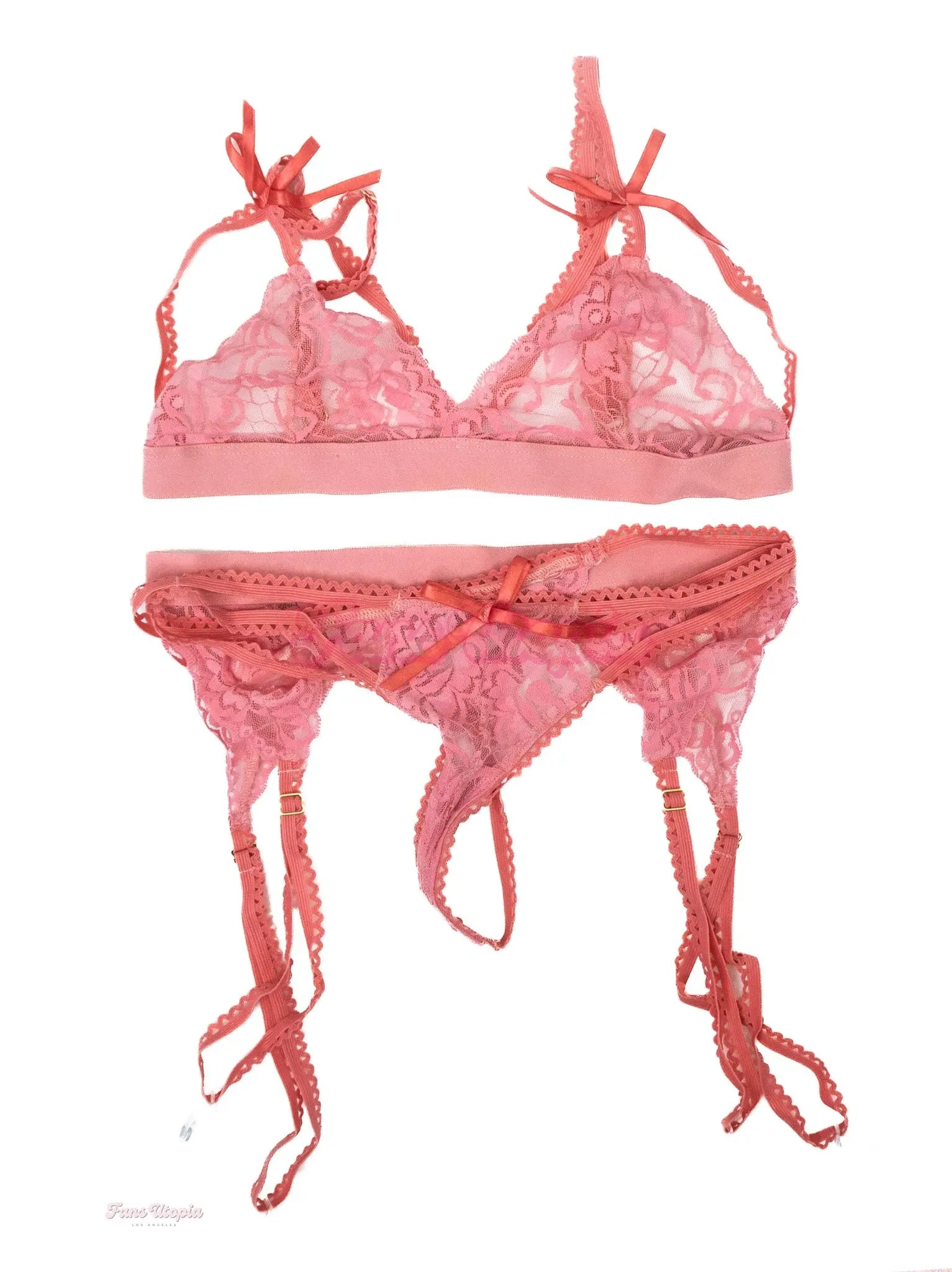 Charlotte Sins Pink Lace Hearts Set Charlotte Sins