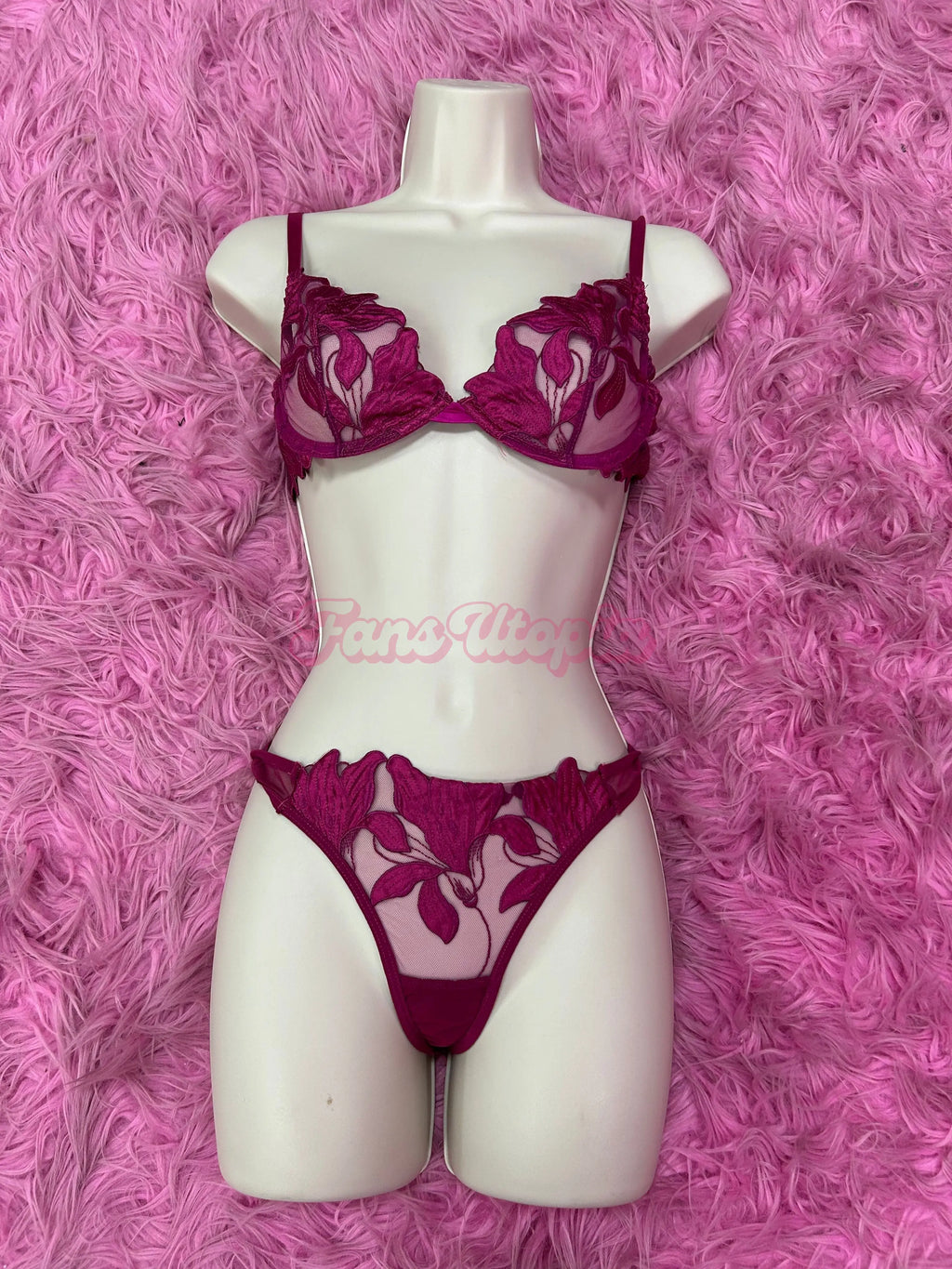 Cheerleader Kait Red Lace  Bra & Panty Set Cheerleader Kait