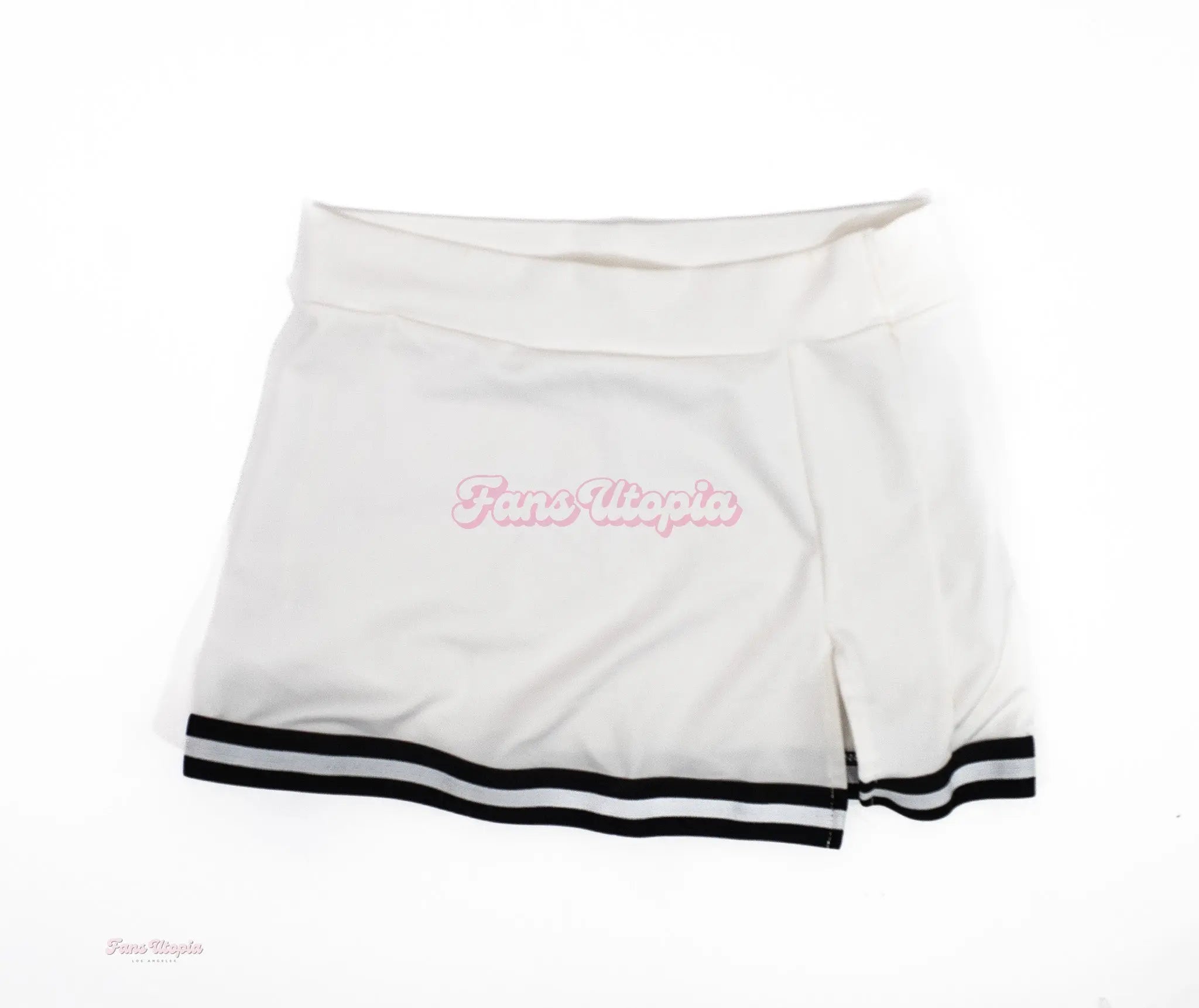 Cheerleader Kait White Black Skirt Cheerleader Kait