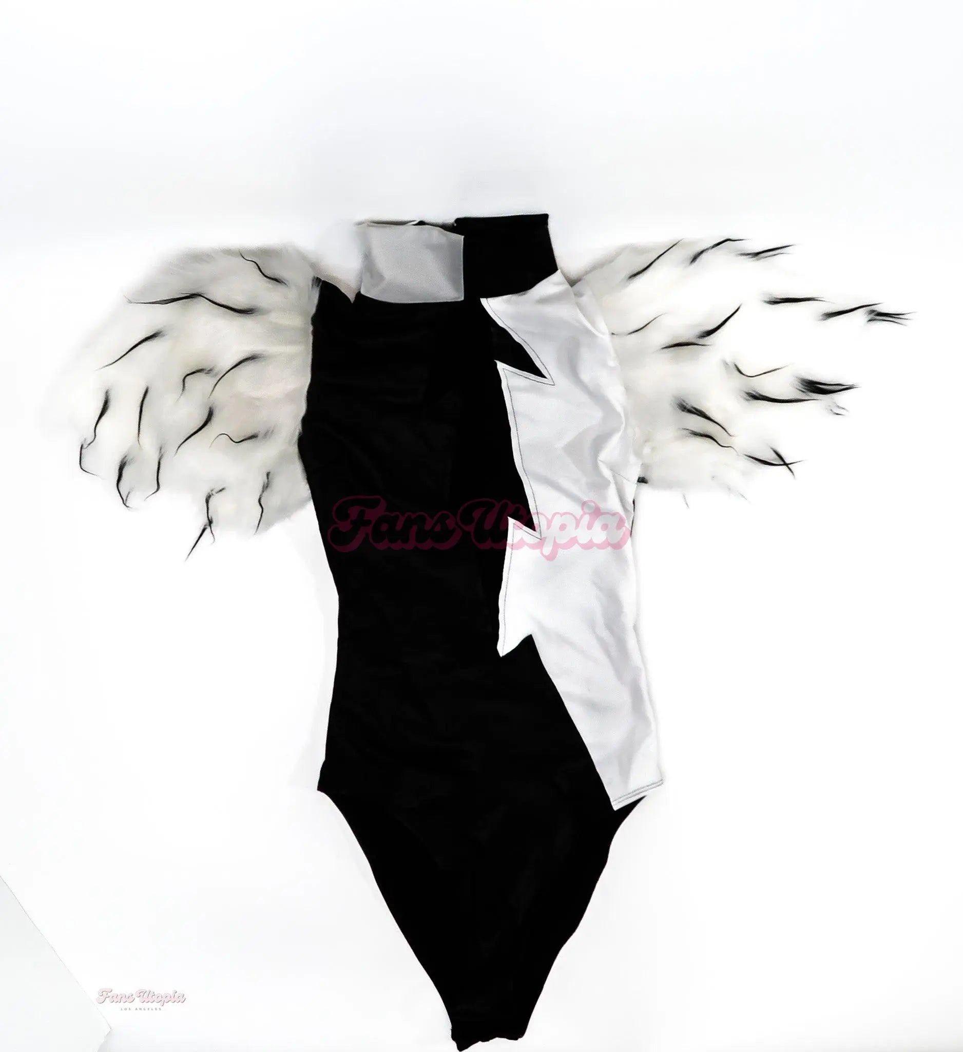 Cherie DeVille Black White Bodysuit + Signed Polaroid Cherie DeVille