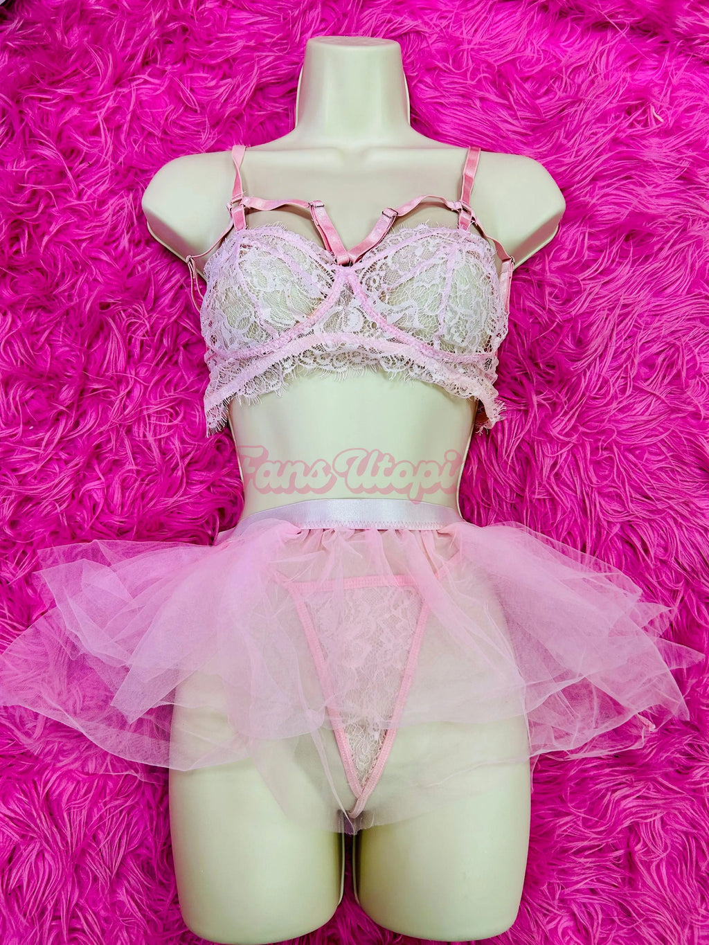 Cherie DeVille Pink Tutu Set Product vendor