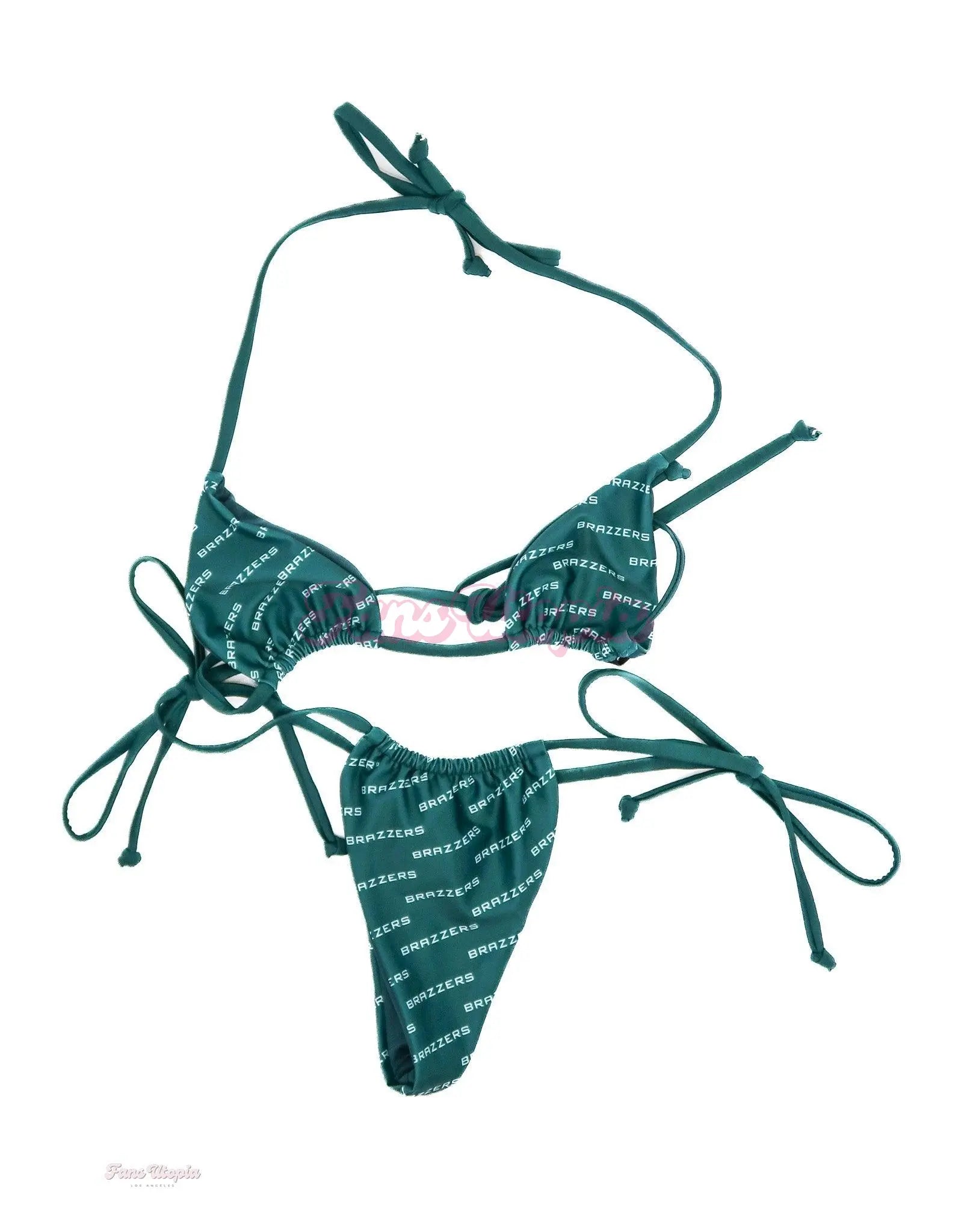 Cherie DeVille Teal Brazzers Bikini + Signed Polaroid Cherie DeVille