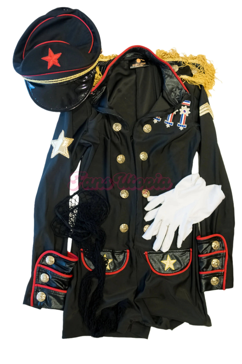 Cherie Deville Military General Costume & Signed Polaroid Cherie Deville