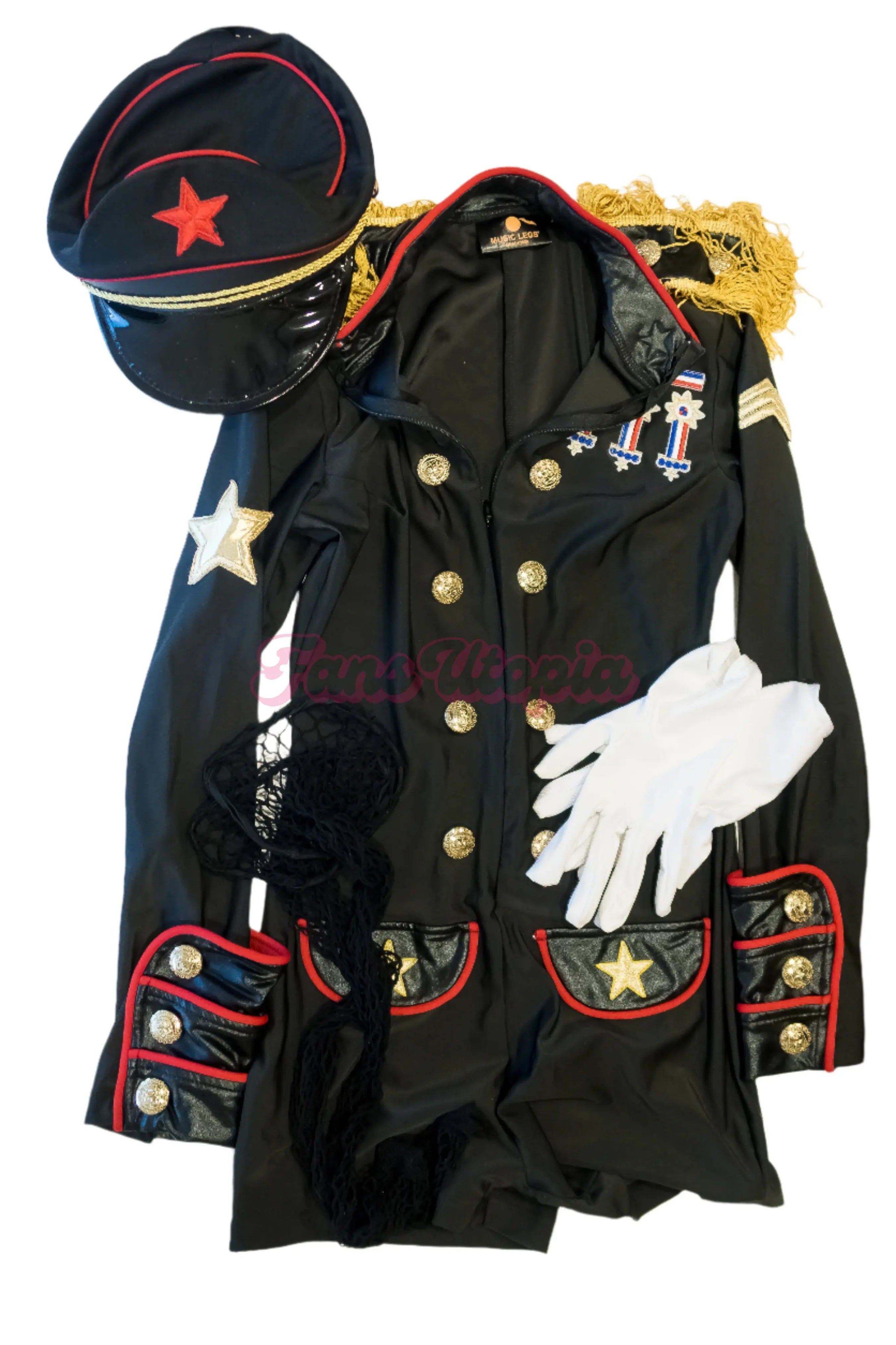 Cherie Deville Military General Costume & Signed Polaroid Cherie Deville