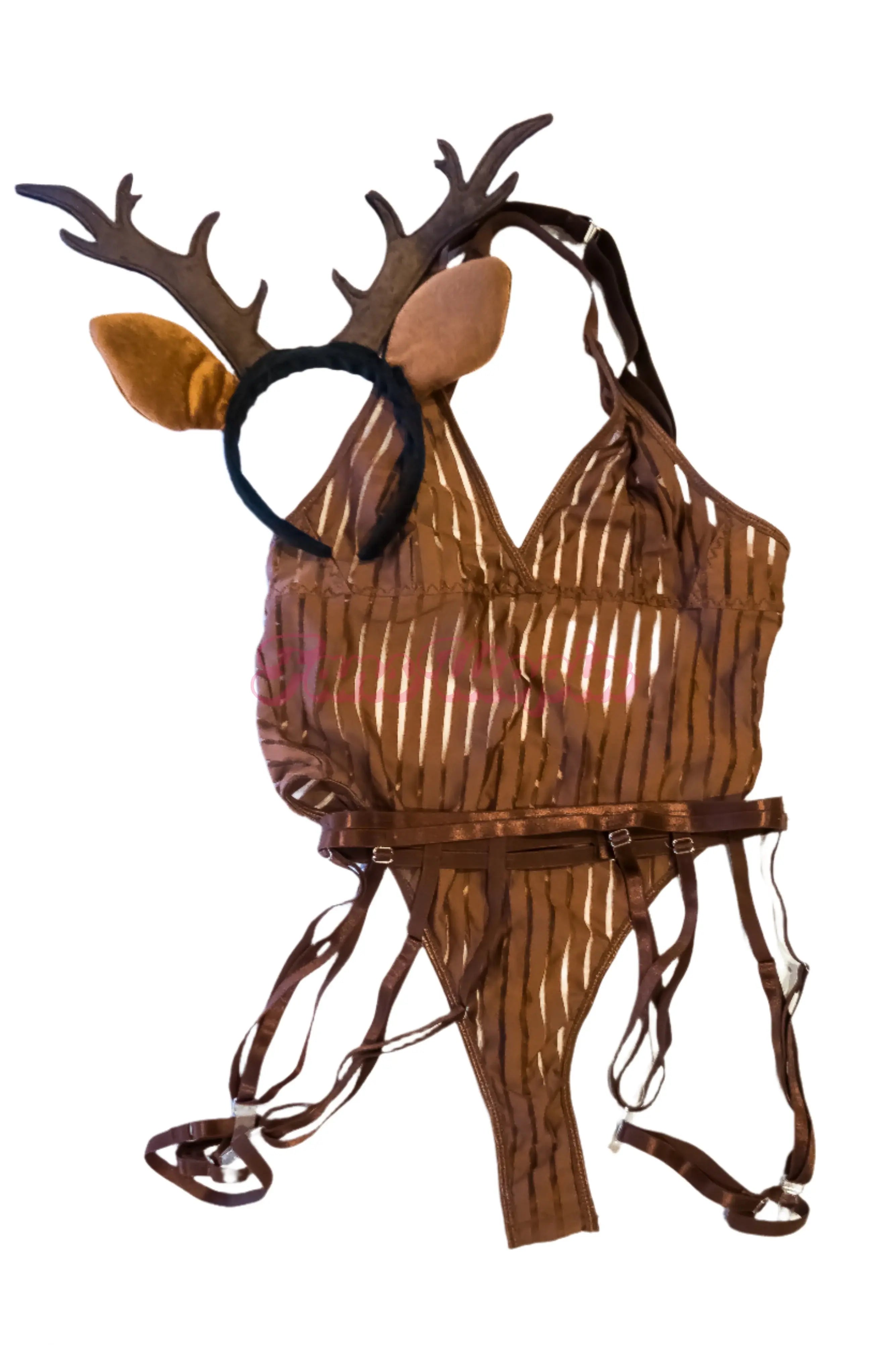 Cherie Deville Reindeer Bodysuit Set Cherie Deville