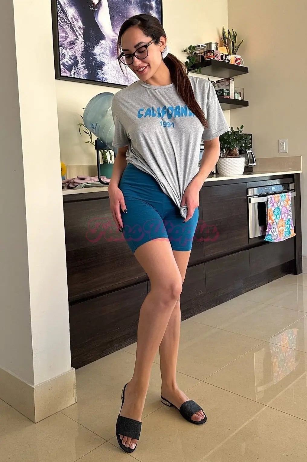 Chloe Amour Denim Blue Flats Chloe Amour
