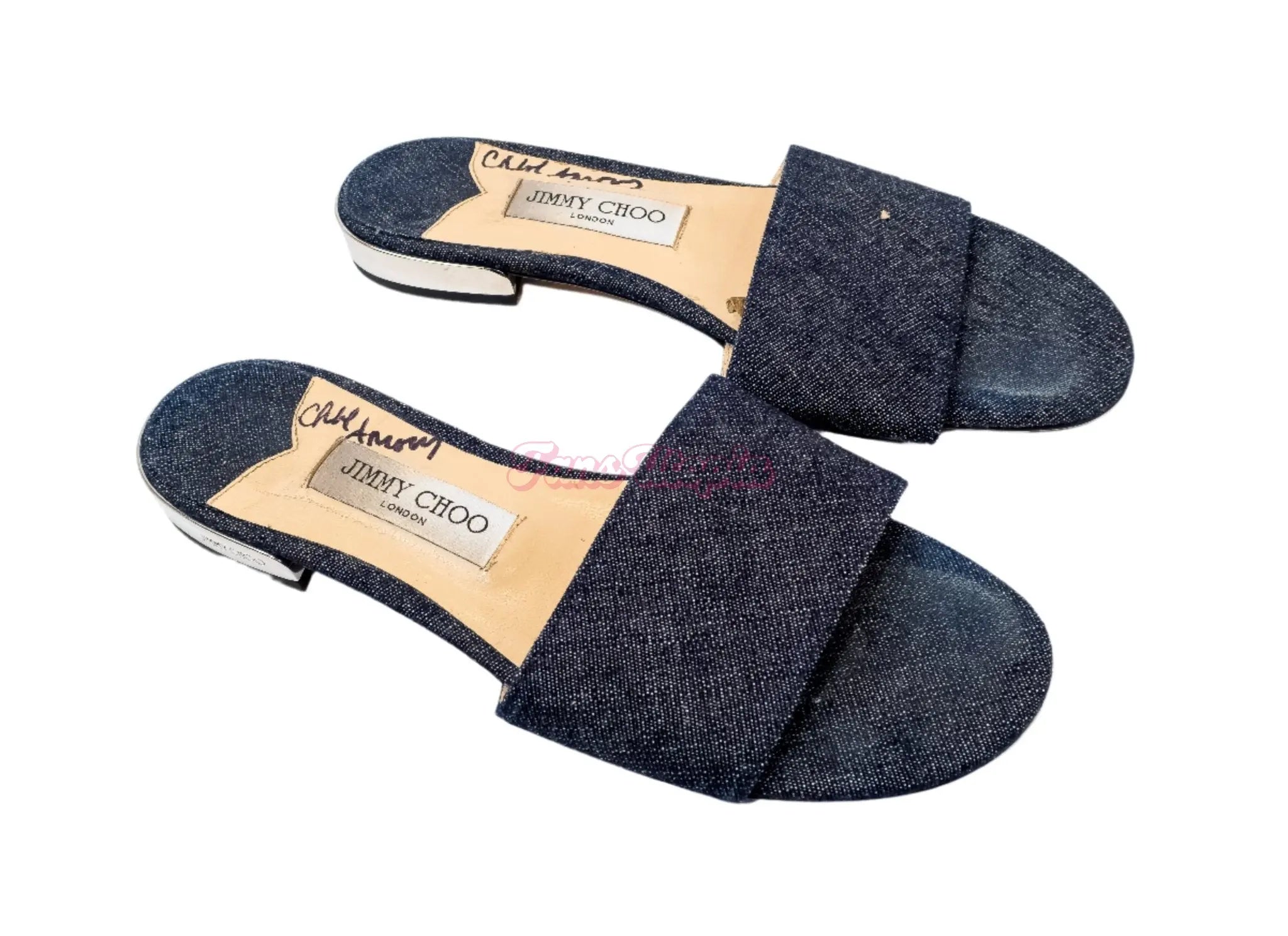Chloe Amour Denim Blue Flats Chloe Amour