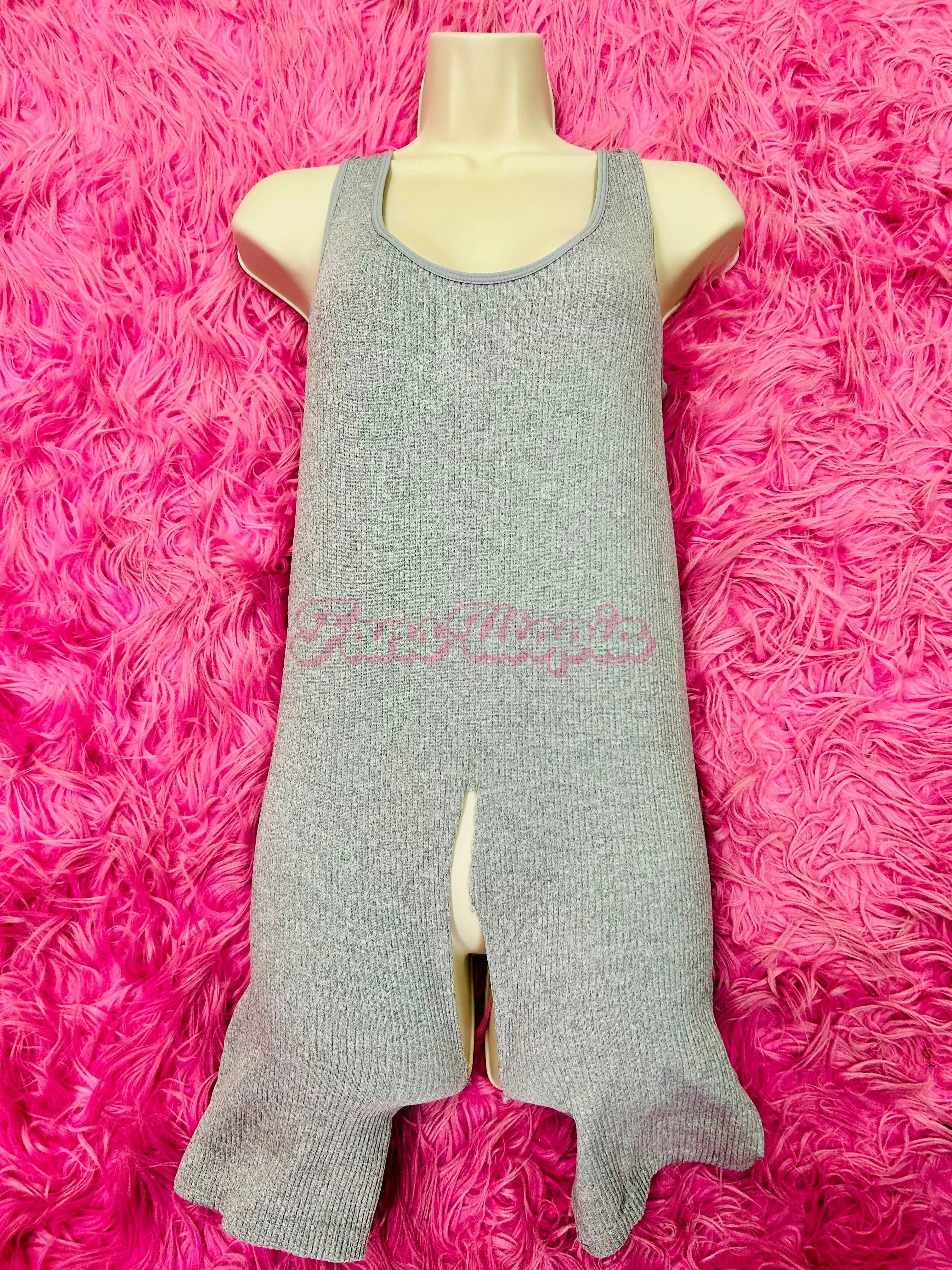 Chloe Amour Grey Bodysuit Chloe Amour